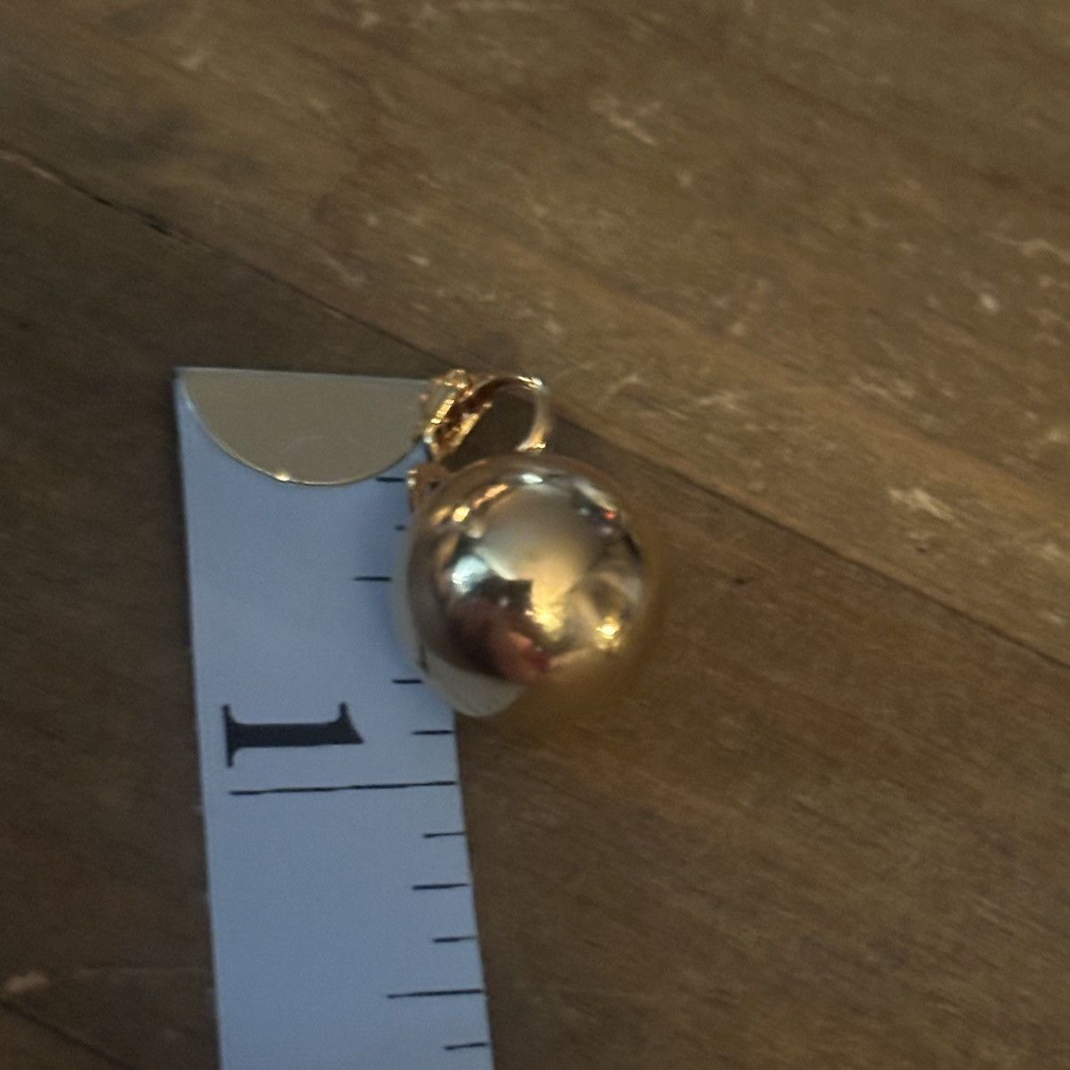Vintage Vintage golden ball clip on earrings Size ONE SIZE - 2 Thumbnail