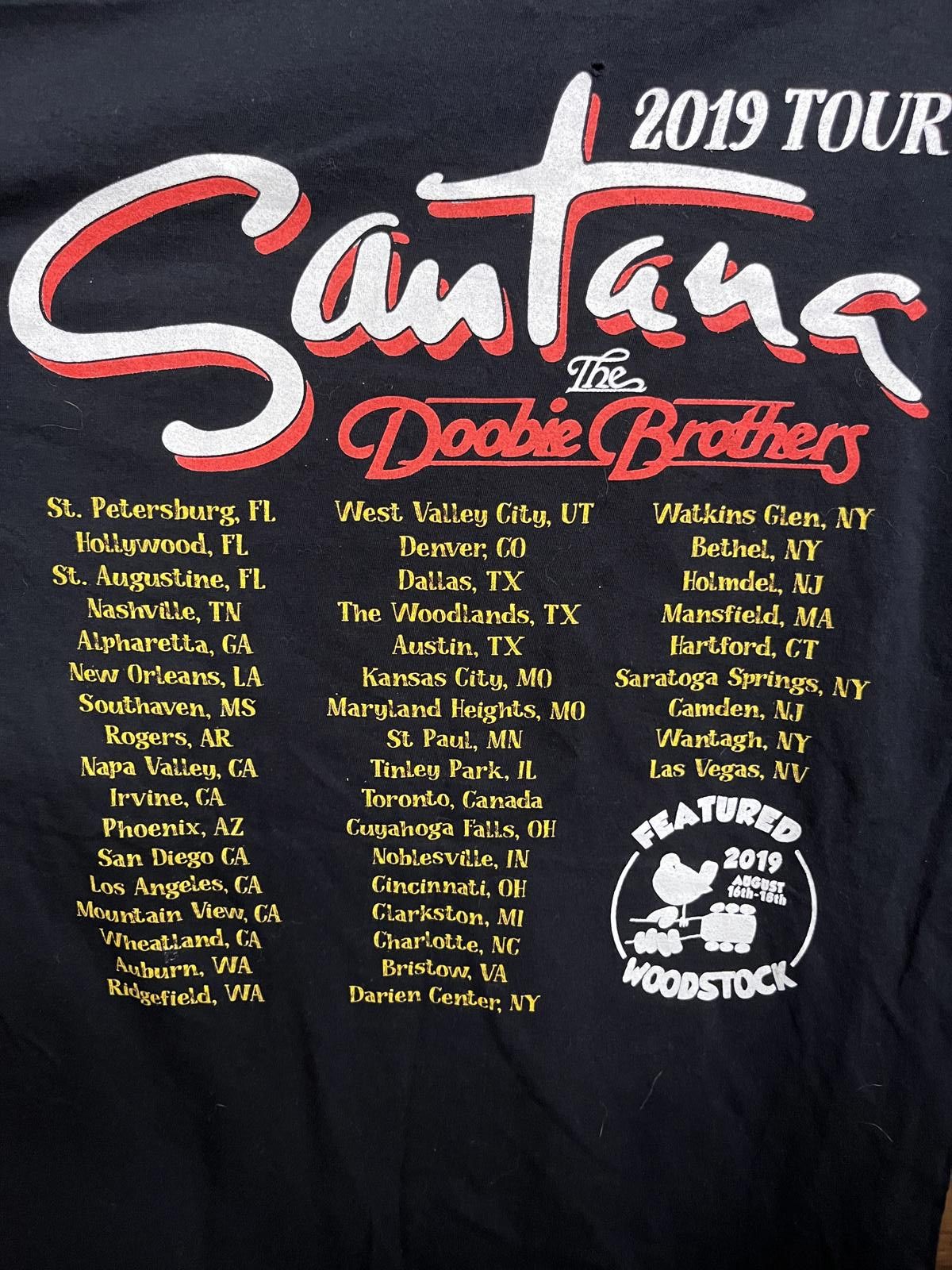 Designer Santana 2019 Tour Tee - Supernatural Now Tour 2019 - M Size US M / EU 48-50 / 2 - 5 Thumbnail