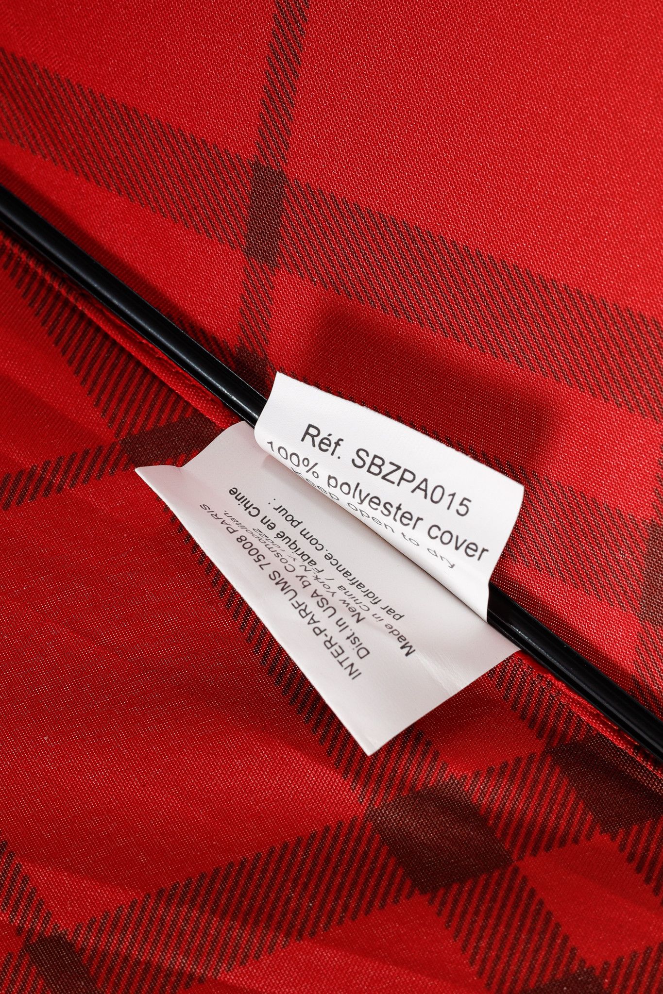 Burberry Burberry Red & Black Check Umbrella Size ONE SIZE - 6 Thumbnail