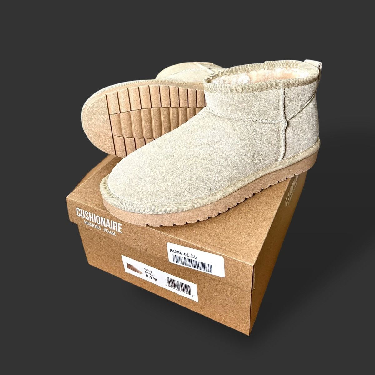 Other Cushionaire Women’s Beige Hip-2 Short Shearling Boots Sz 8.5 Size US 8.5 / IT 38.5 - 1 Thumbnail
