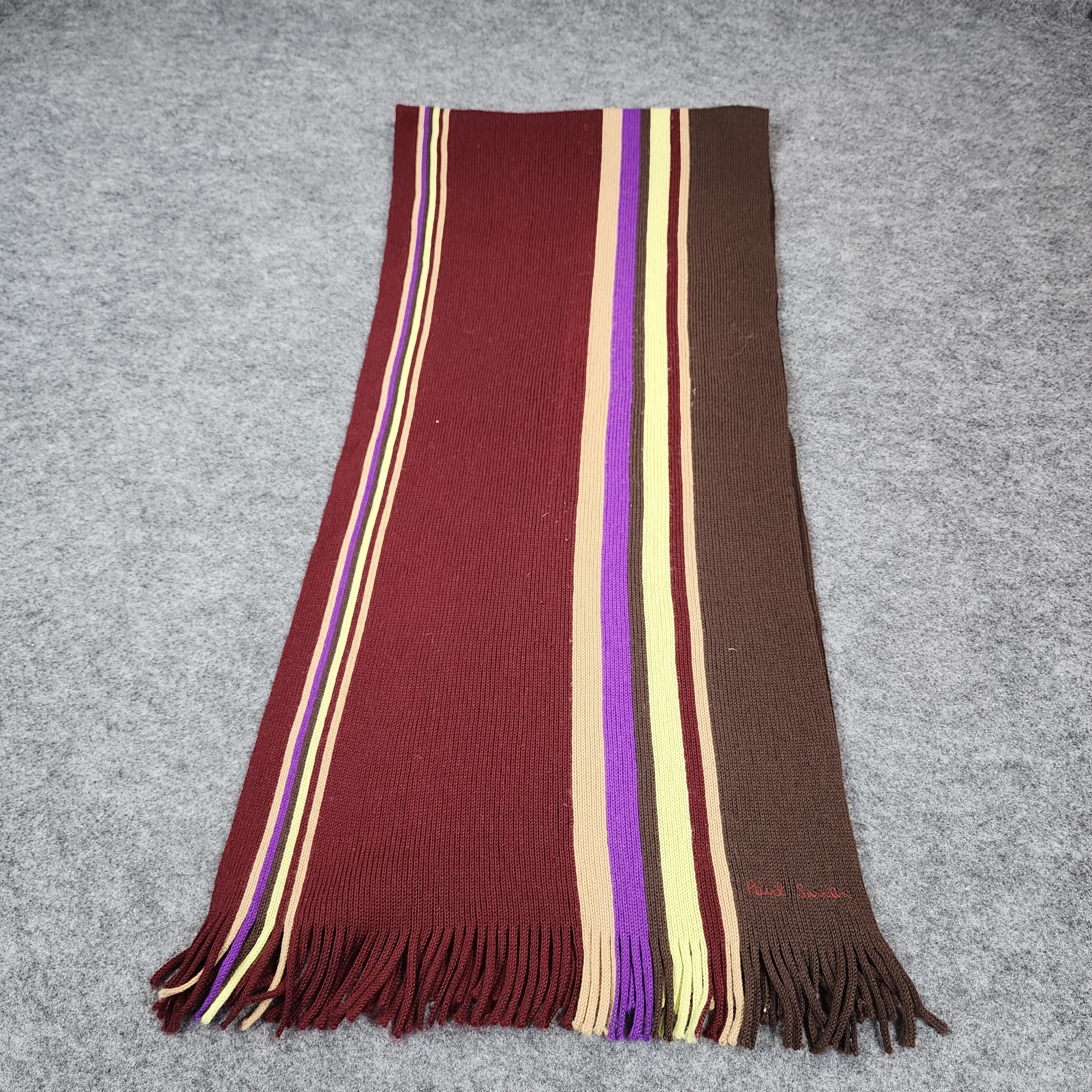 Paul Smith × Vintage Paul Smith Scarf / Muffler / Neckwear DZ047 Size ONE SIZE - 5 Thumbnail