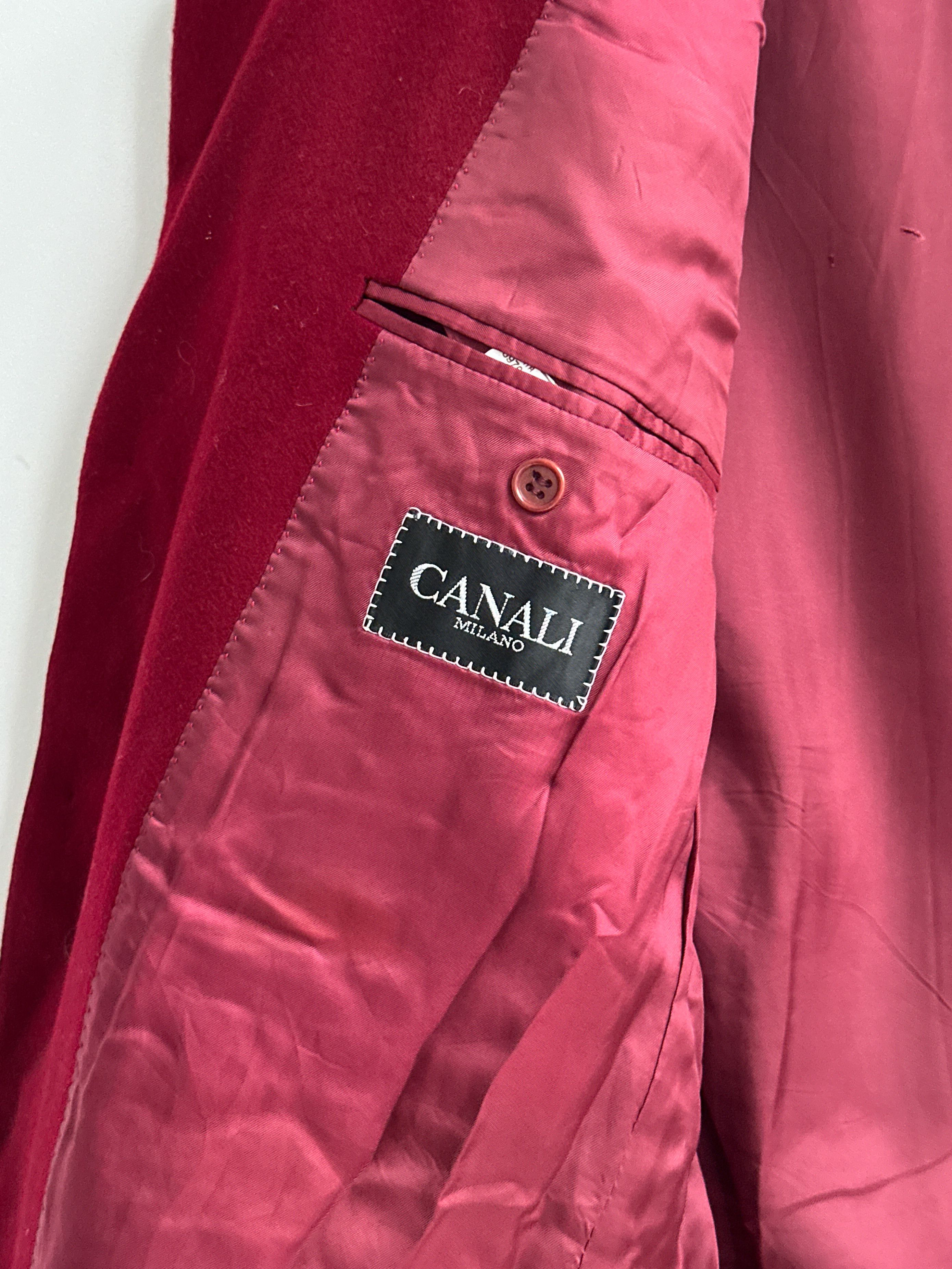 Canali Canali Red Blazer Size 50R - 8 Thumbnail