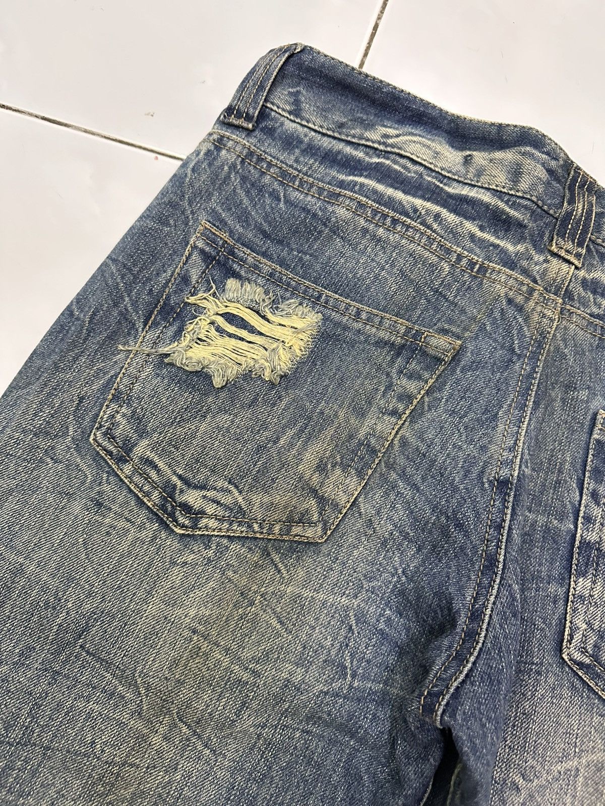 Japanese Brand Vintage BACK & FORTH Punk Style Denim Size US 32 / EU 48 - 11 Thumbnail