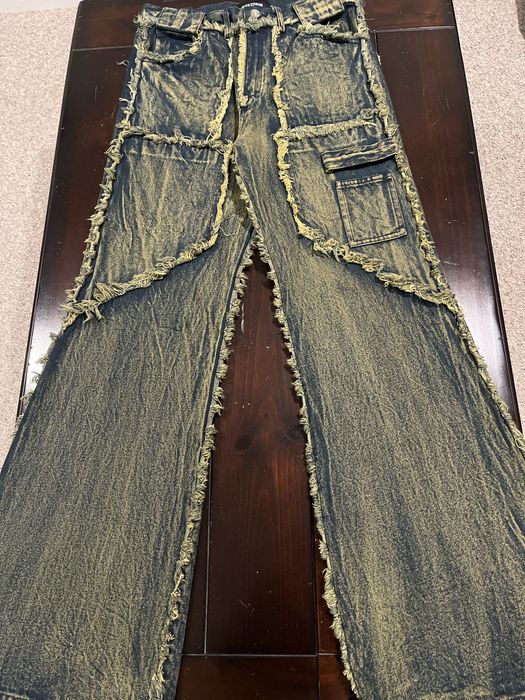 No Faith Studios No Faith Studios Flared Denim 002 | Grailed