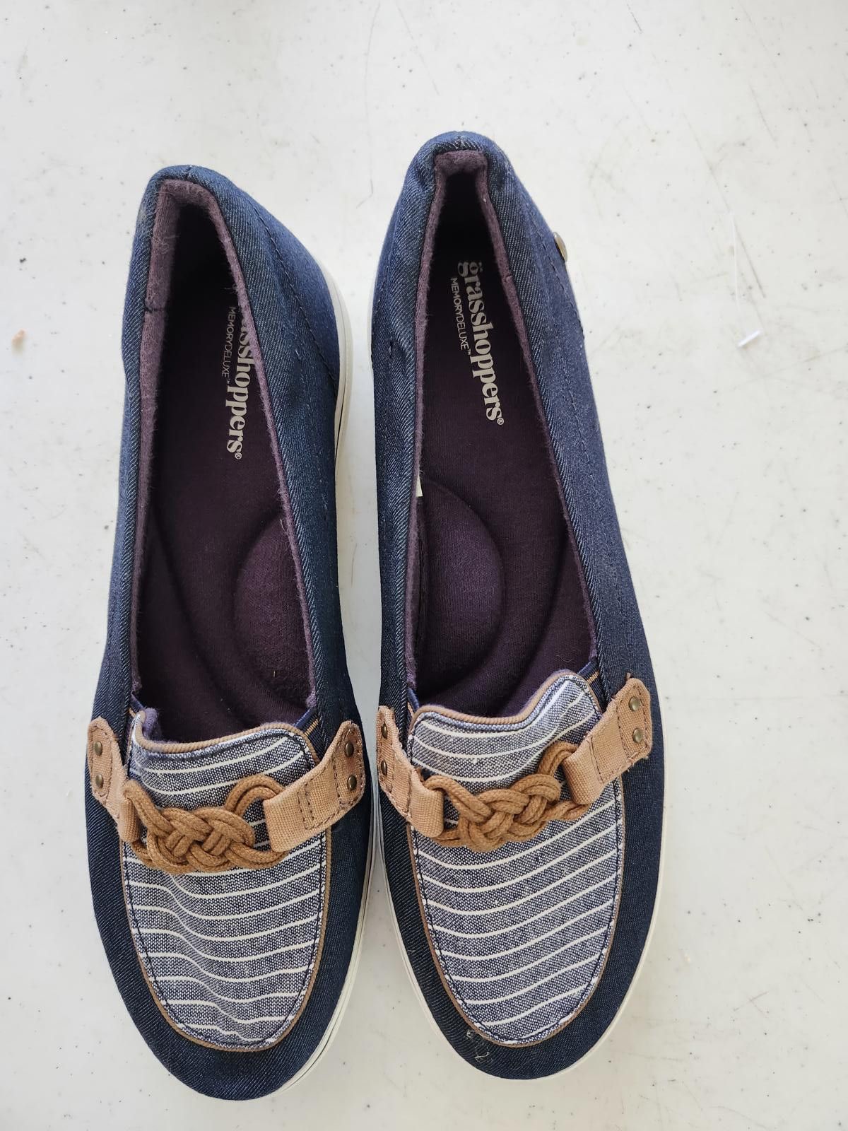 Designer Grasshopper loafers Size US 7 / IT 37 - 1 Thumbnail