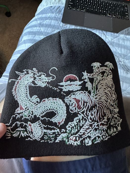 Supreme Supreme dragon beanie black | Grailed