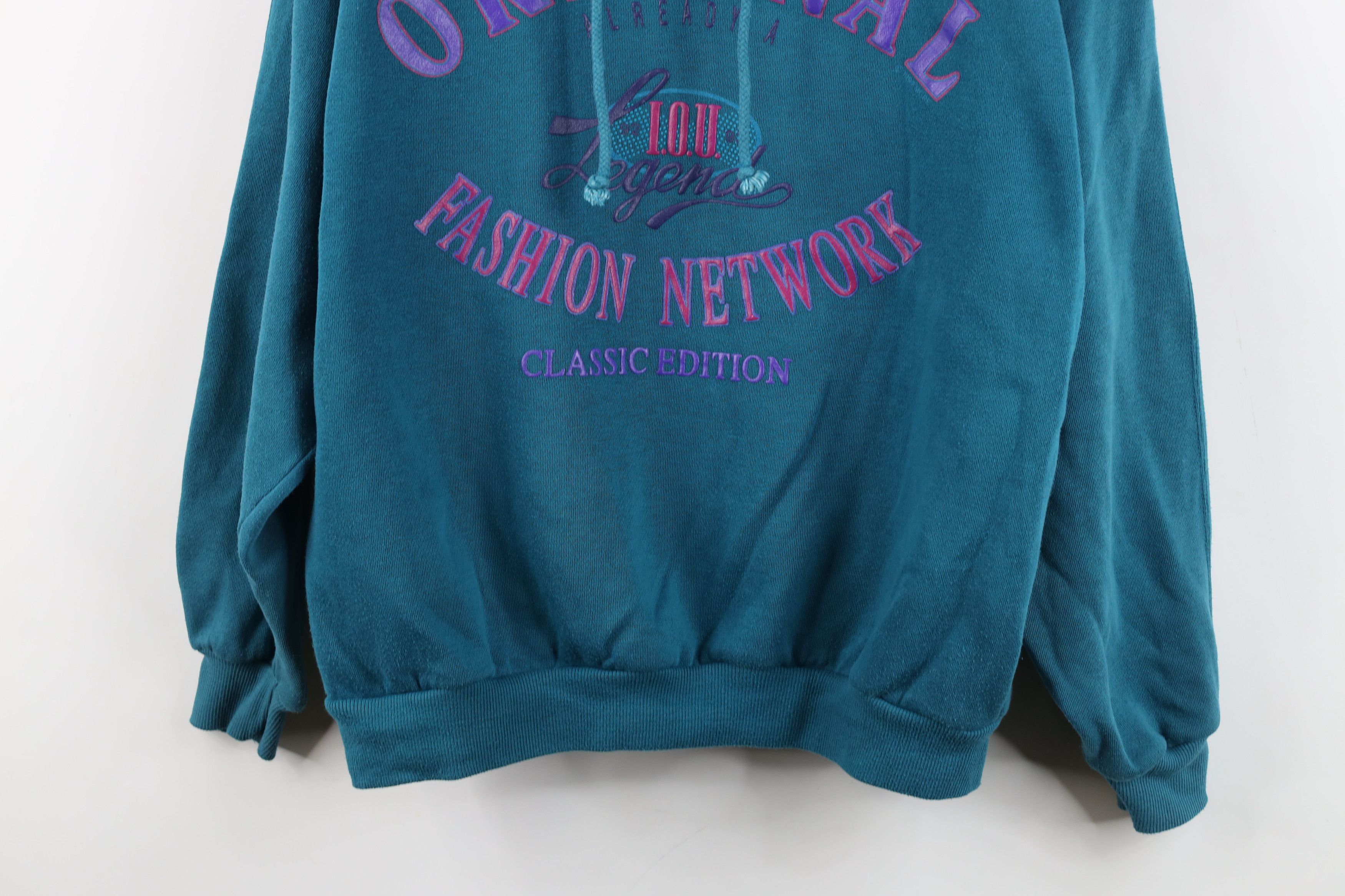 Vintage Vintage 90s IOU Surfing Skateboard Pullover Sweatshirt Size US M / EU 48-50 / 2 - 3 Thumbnail
