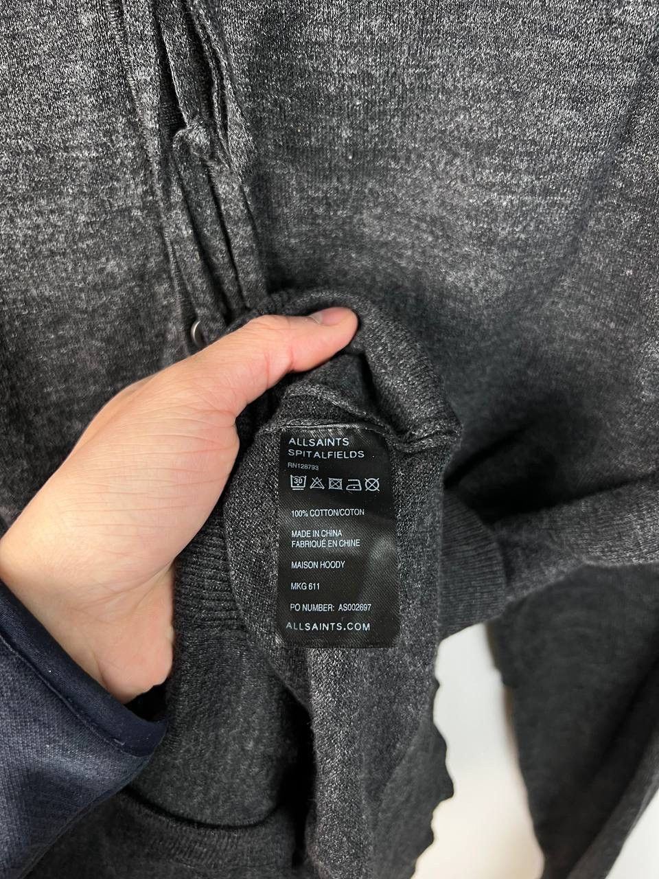 Allsaints Allsaints luxury hoodie size L Size US L / EU 52-54 / 3 - 3 Thumbnail