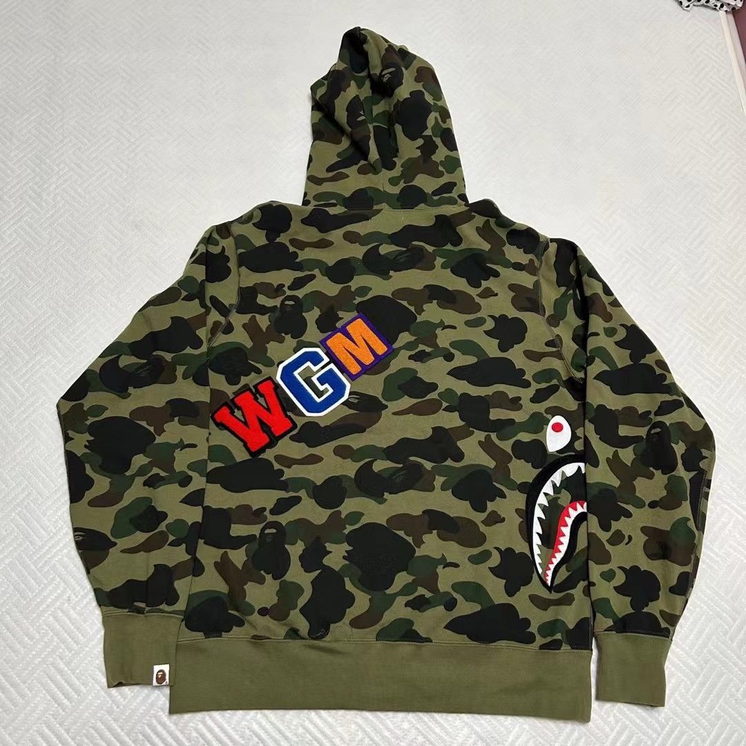 Bape COLOR CAMO SHARK FULL ZIP HOODIE Size US XXL / EU 58 / 5 - 8 Thumbnail
