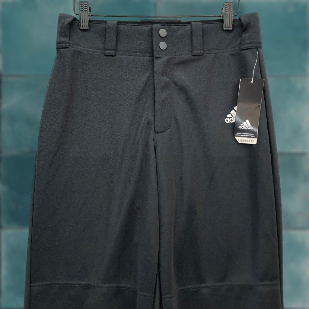 Adidas Adidas Aeroready Track Pants Mens Small Black Relaxed Fit Open Bottom Soccer NWT Size US 29 - 1 Thumbnail