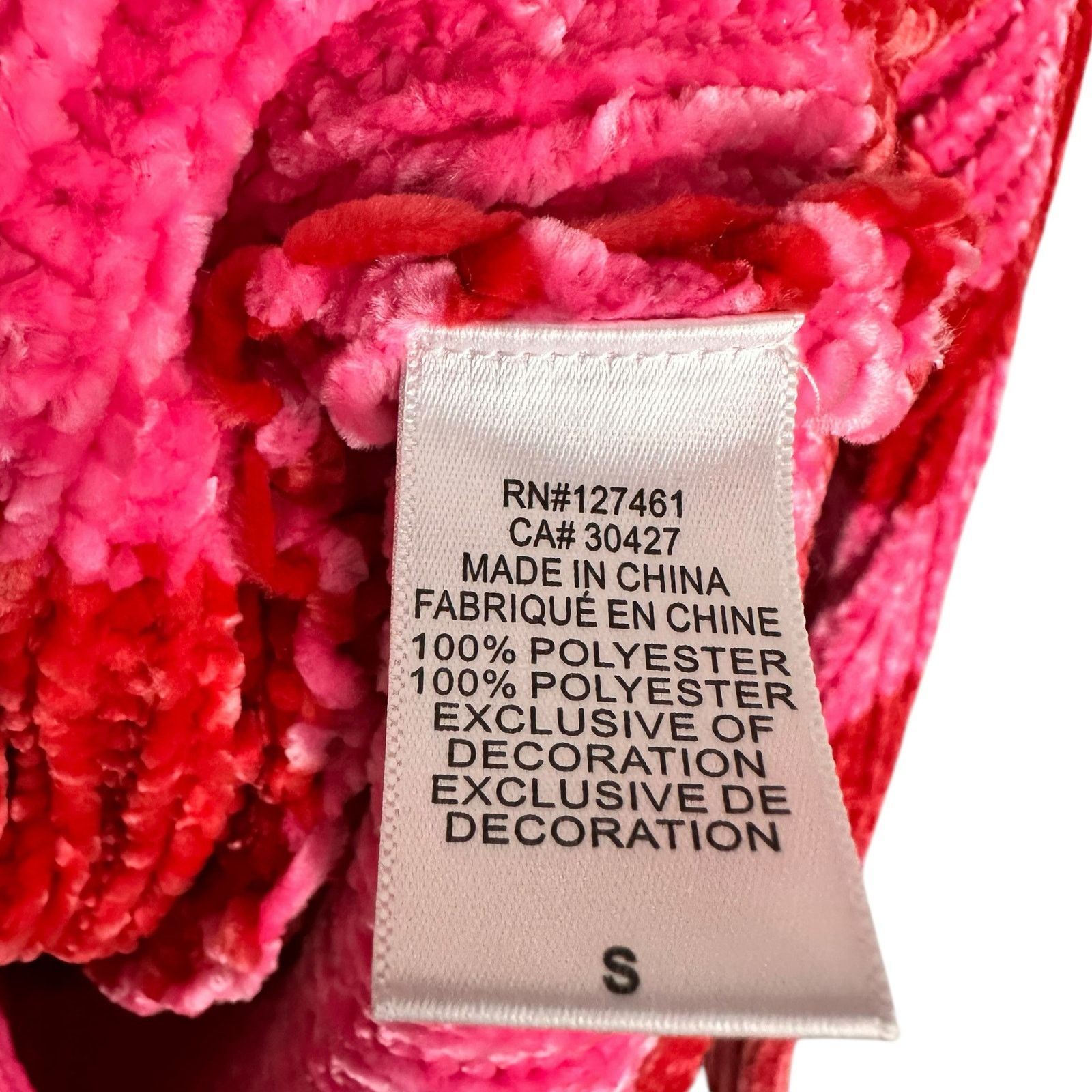 Wildfox Wildfox Heavy Chenille Red Striped Oversized Sweater Small Size S / US 4 / IT 40 - 6 Thumbnail