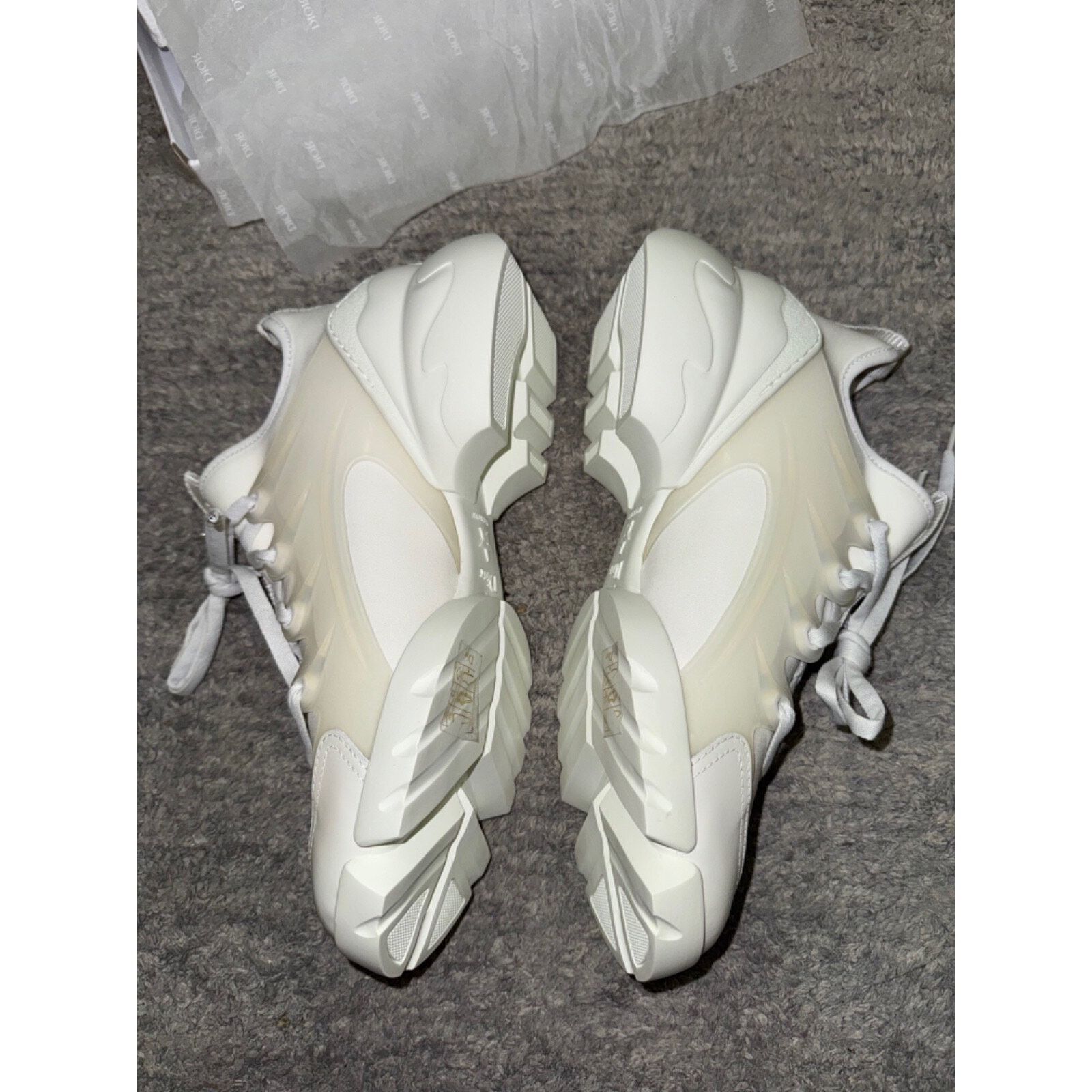 Dior Dior D-Connect Neoprene Logo Tie Flat Platform Sneaker 39 Size US 9 / IT 39 - 10 Thumbnail