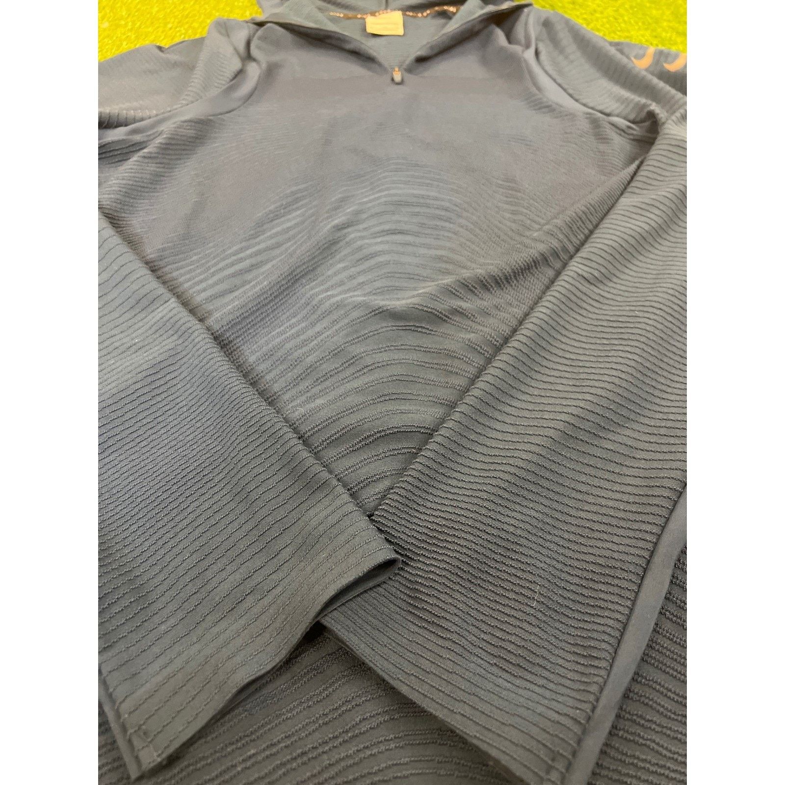 Nike Nike Running Division Womens XL Blue Textured Ribbed Hoodie Size XL / US 12-14 / IT 48-50 - 2 Thumbnail