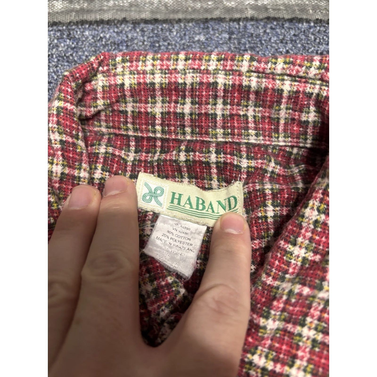 Haband VINTAGE Haband Shirt Mens XL Pearl Snap Work Wear Rodeo Top I1 Size US XL / EU 56 / 4 - 2 Thumbnail