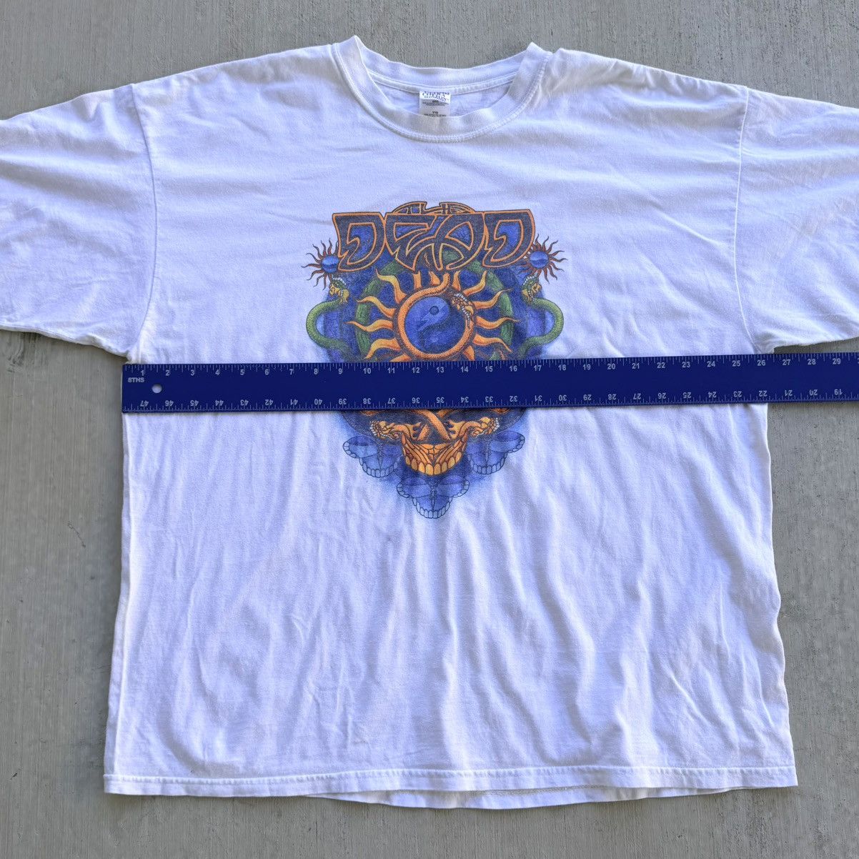 Band Tees Vintage Grateful Dead T Shirt Y2K Gildan Tag Snake Skull Size US XXL / EU 58 / 5 - 5 Thumbnail