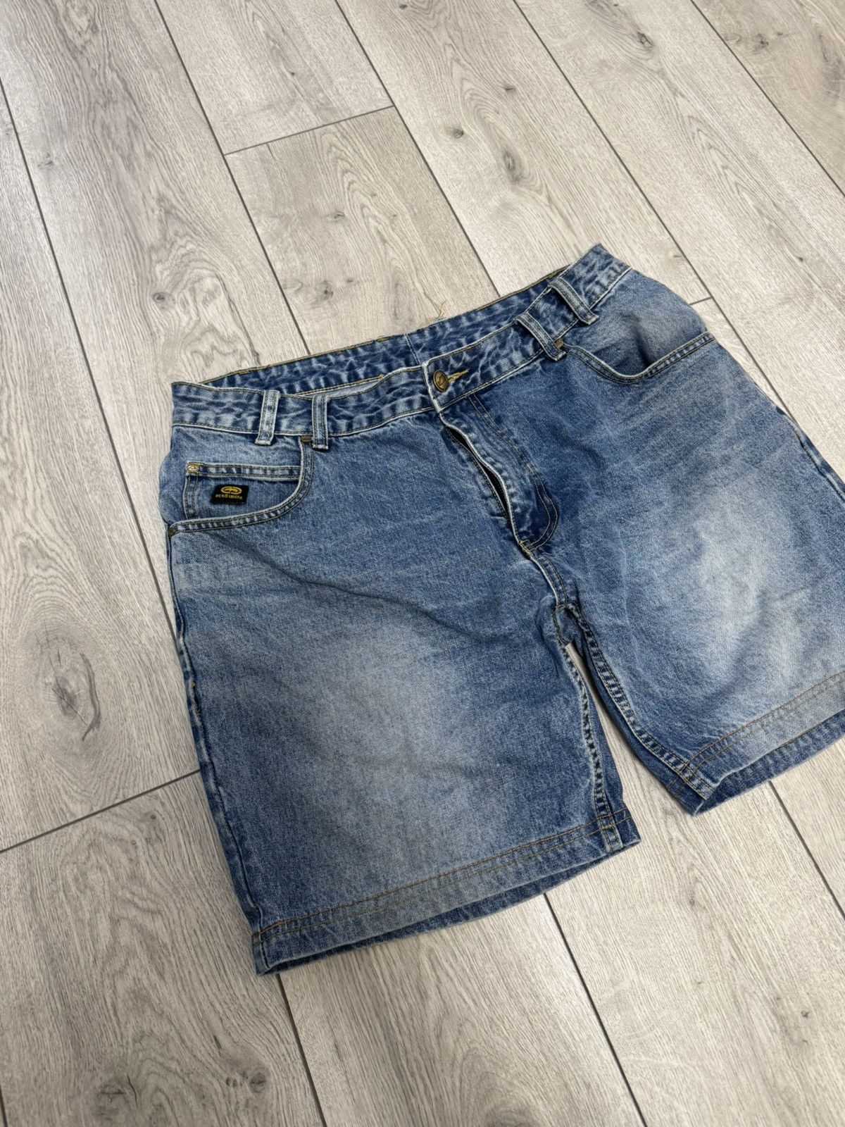 Ecko Unltd. Vintage y2k Raw Ecko untld big logo jorts rap skate baggy Size US 34 / EU 50 - 2 Thumbnail