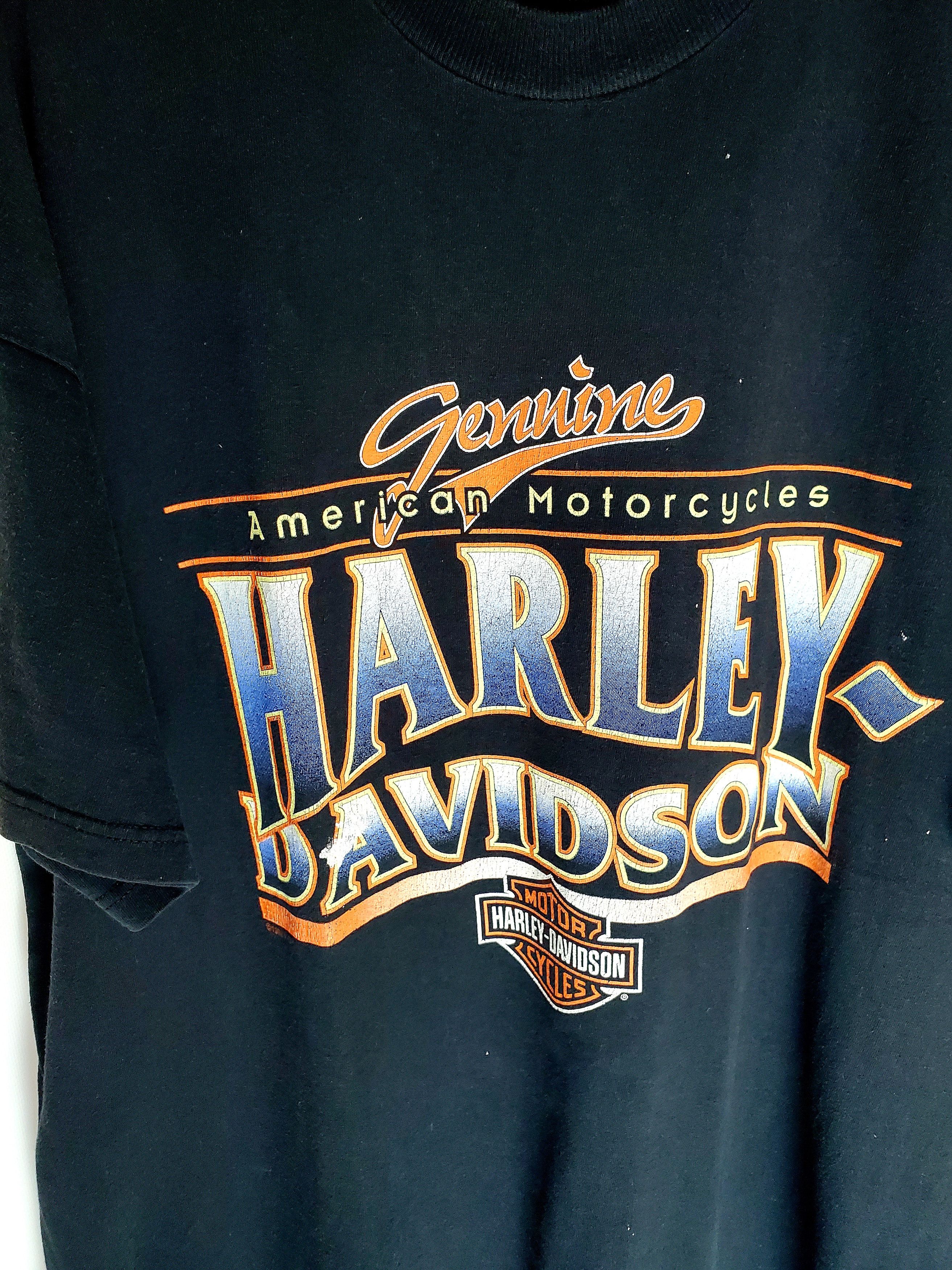 Harley Davidson × Vintage VINTAGE HARLEY DAVIDSON American motorcycle MADE IN USA XXl Size US XXL / EU 58 / 5 - 2 Thumbnail