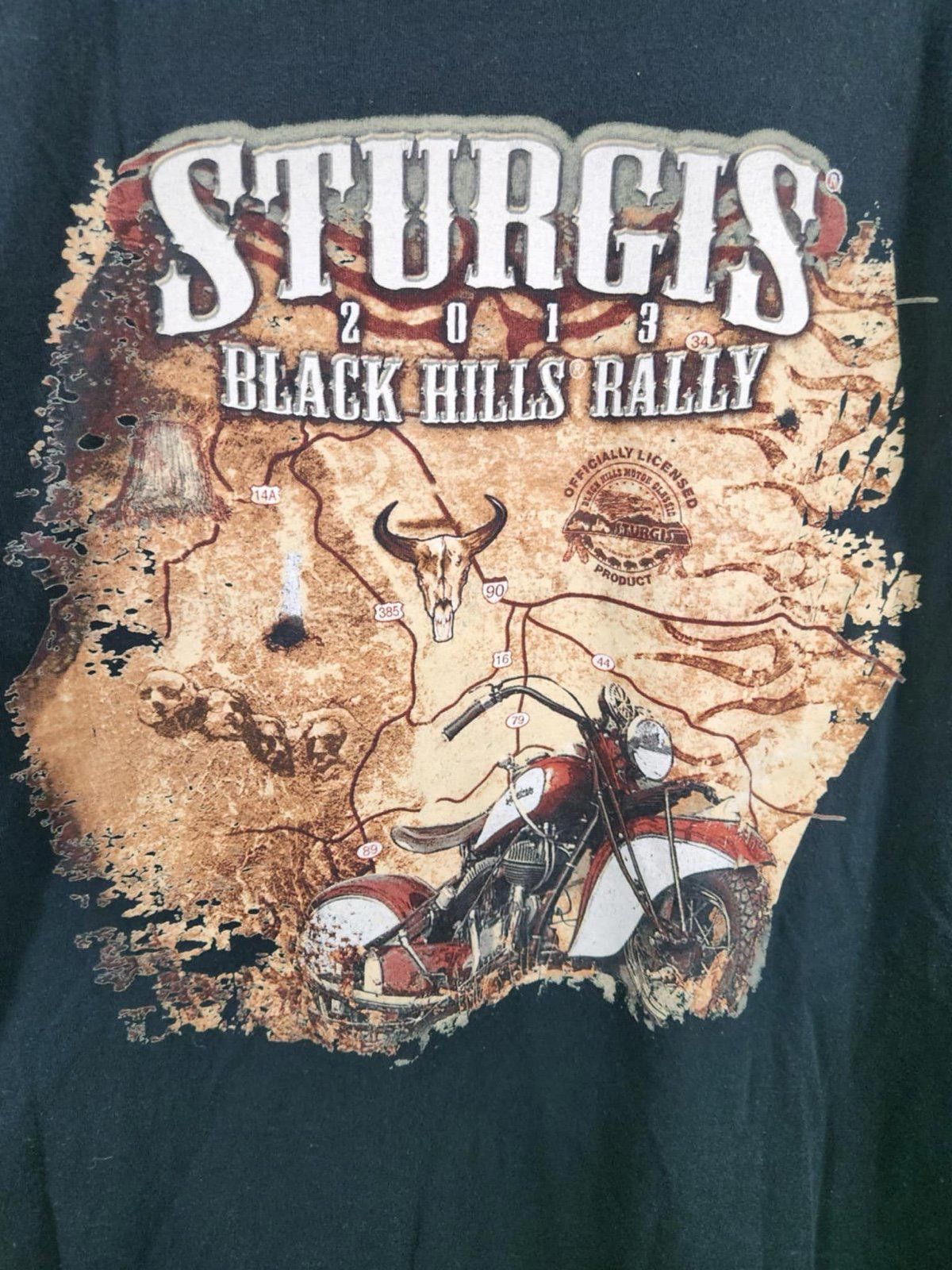 Designer Sturgis 2013 Black Hills Rally T-Shirt Size US XXL / EU 58 / 5 - 3 Thumbnail