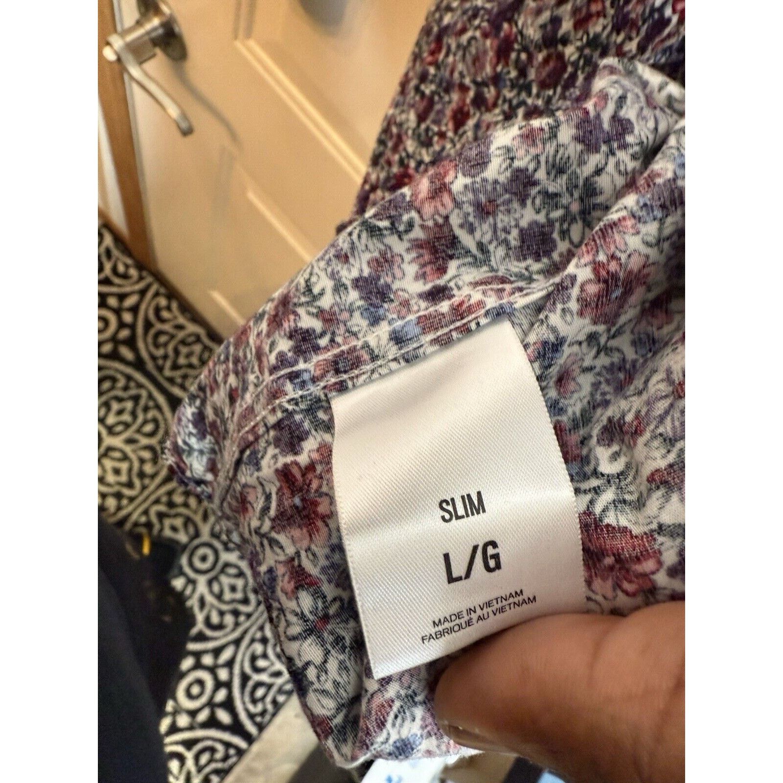 Express Express Button Down Shirt Men’s Large Rosario Floral Print Size US L / EU 52-54 / 3 - 6 Thumbnail