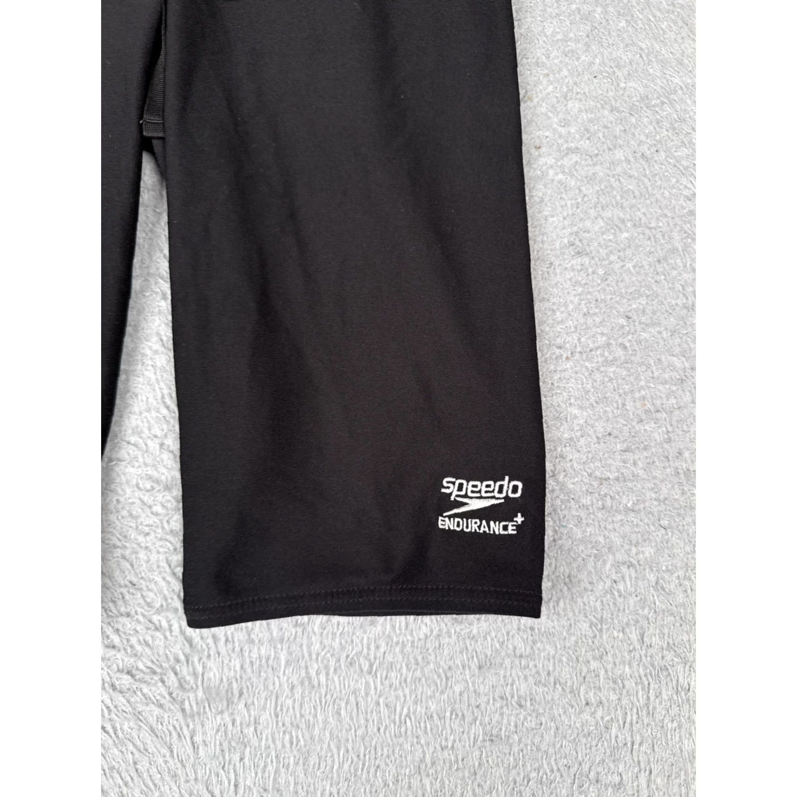 Speedo Speedo Mens Bottom 28 Black Endurance+ Jammer Swim Shorts Training Racing Swimwear Size US 28 / EU 44 - 2 Thumbnail