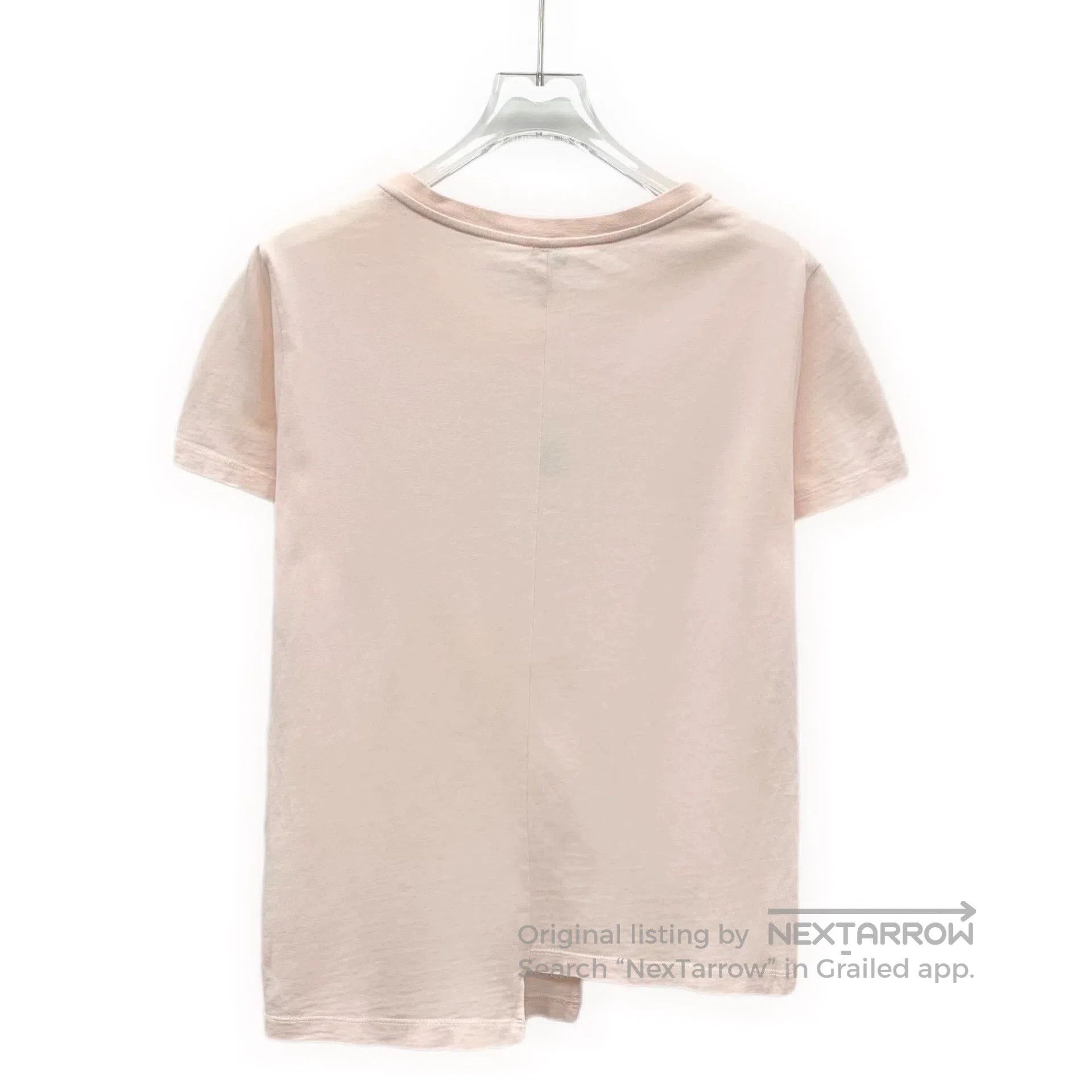 Loewe Loewe Logo Embroidered Cotton Short Sleeve T-shirt. Size US M / EU 48-50 / 2 - 2 Thumbnail