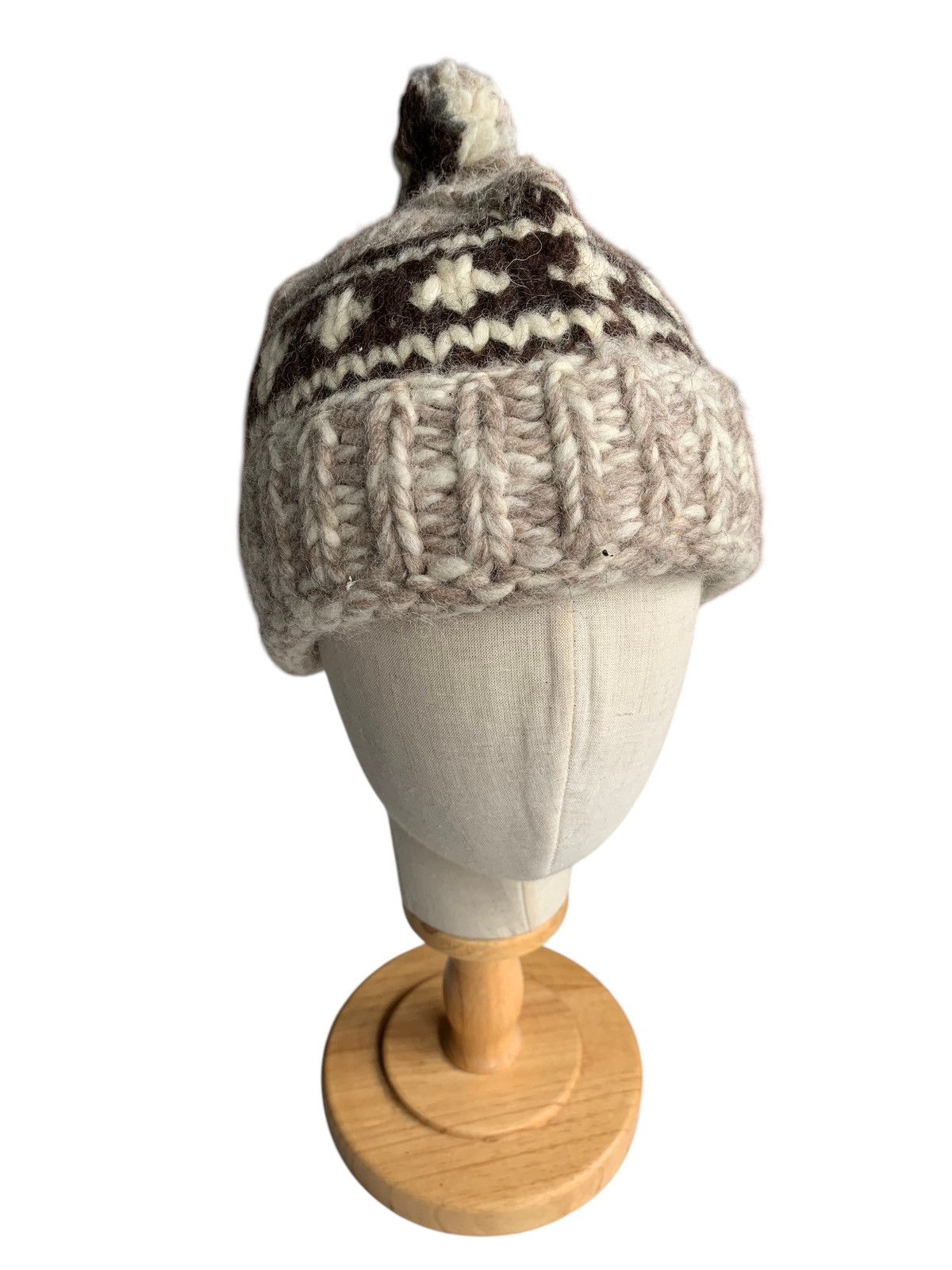 Japanese Brand × Kapital × Vintage KNITTED CROCHET WOOL WINTER SESSIONS BEANIE HATS Size ONE SIZE - 3 Thumbnail