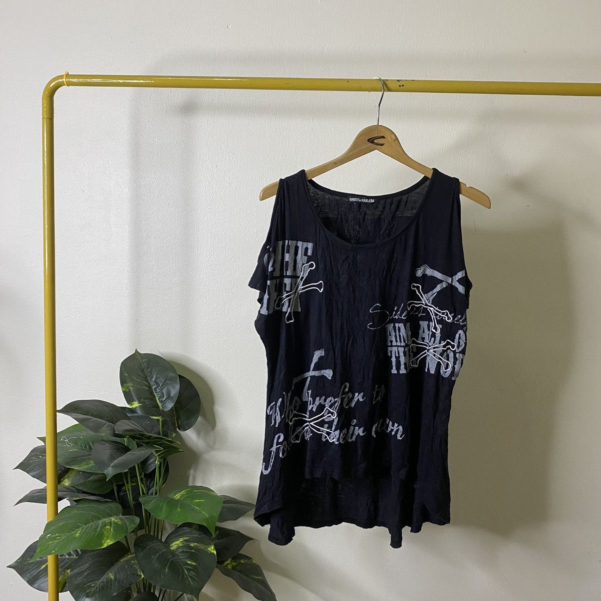 If Six Was Nine Ghost Of Harlem Seditionaries Punk Cyber Grunge Women Tshirt Size L / US 10 / IT 46 - 1 Thumbnail