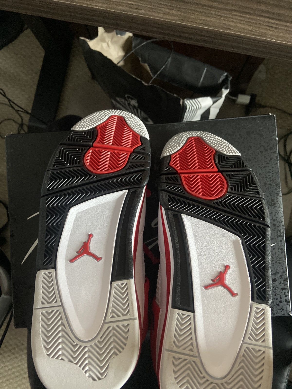 Jordan Brand Jordan 4 Red Cement Size US 10 / EU 43 - 5 Thumbnail