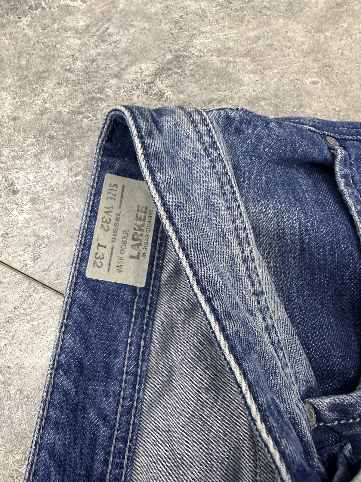 If Six Was Nine Vintage Diesel Faded Y2K Bootcut Jeans Made in Italy Size US 32 / EU 48 - 6 Thumbnail