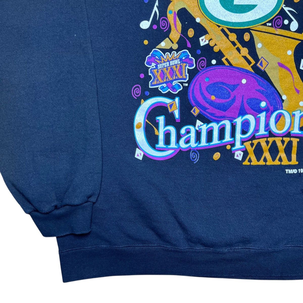 NFL × Vintage 1997 NFL Green Bay Packers Super Bowl Champions Sweatshirt Size US L / EU 52-54 / 3 - 18 Thumbnail