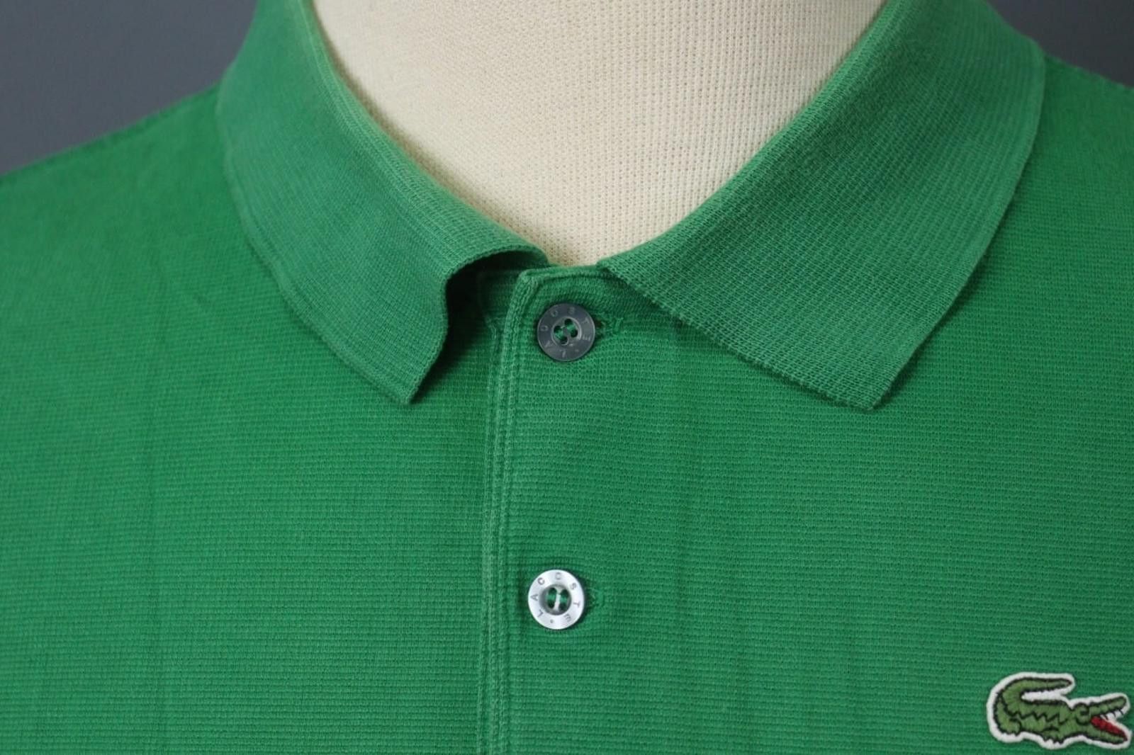 Lacoste Lacoste Green 100% Cotton Collared Polo Shirt Size 8 Size US M / EU 48-50 / 2 - 6 Thumbnail