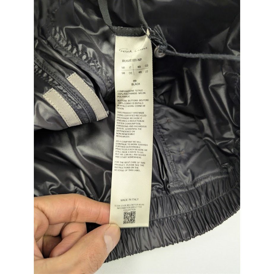 Rick Owens o1rshd1 Tecuatl Track Pant in Black Size US 34 / EU 50 - 19 Thumbnail