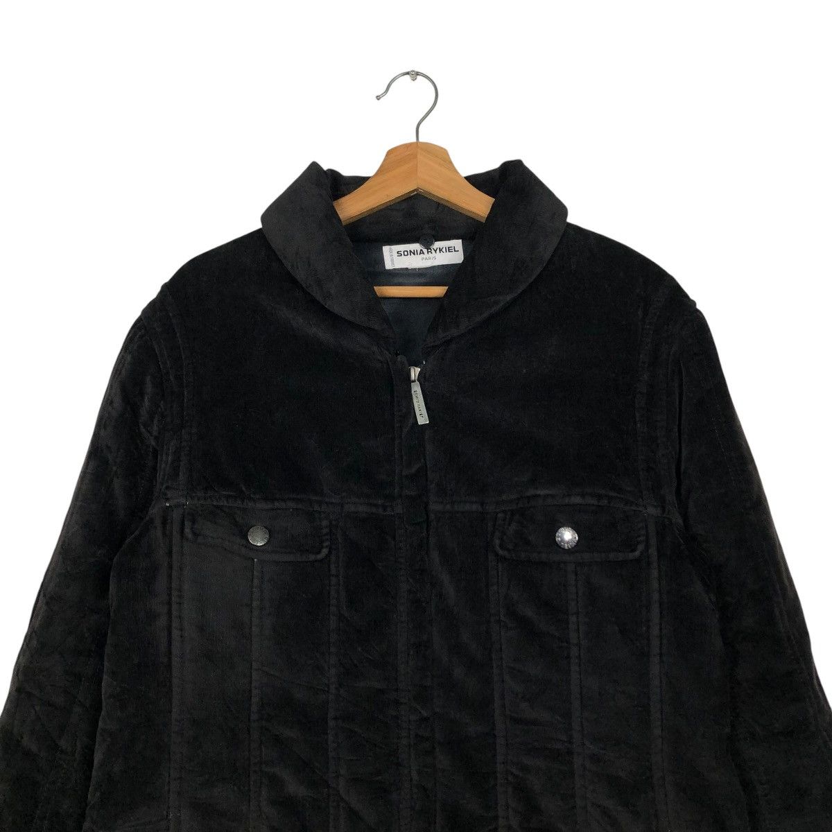Vintage 🔥VTG ZIPPER VELVET JACKET SONIA RYKIEL PARIS ISSEY MIYAKE Size US M / EU 48-50 / 2 - 5 Thumbnail