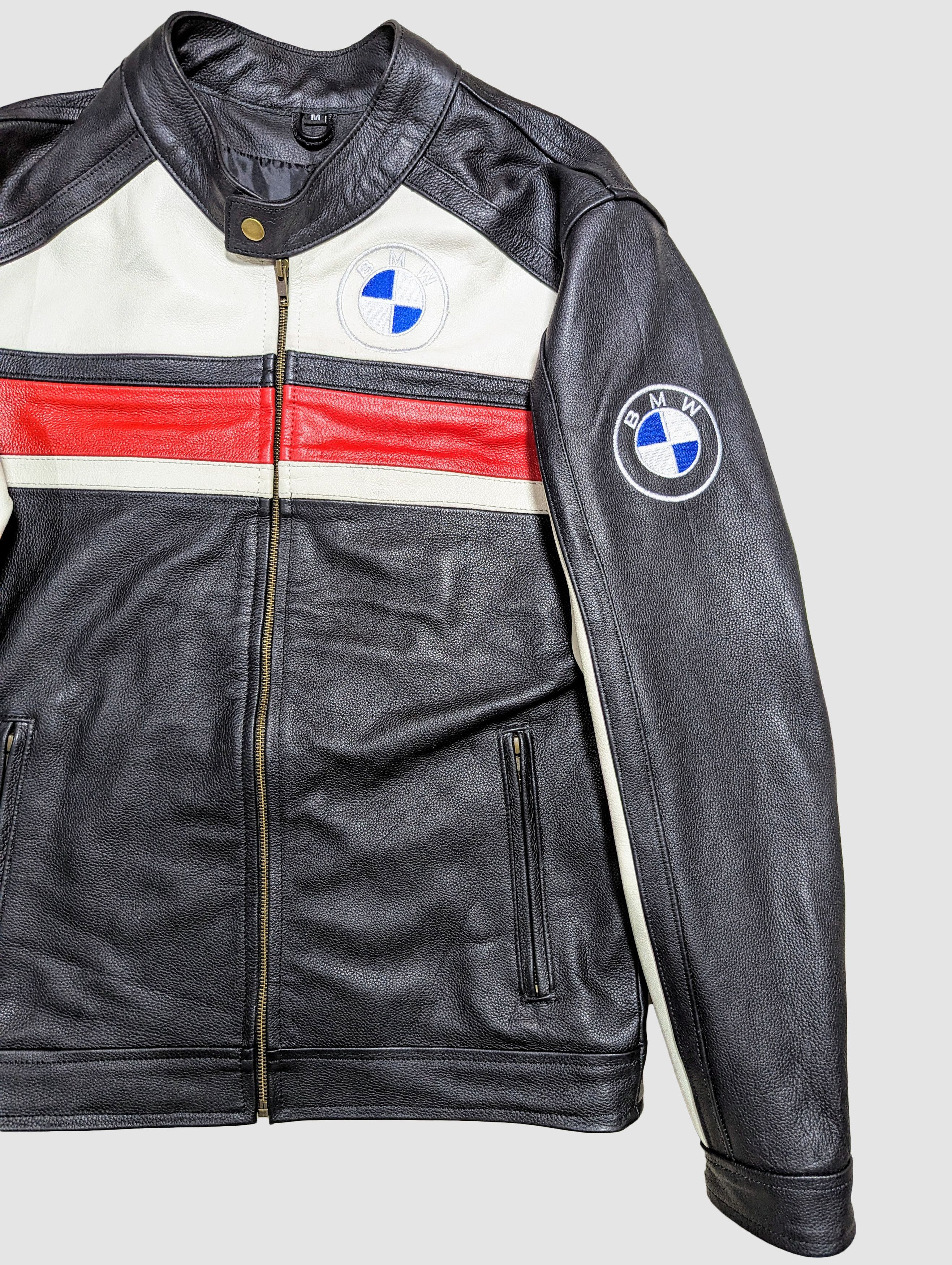 BMW 🔥 BMW LEATHER JACKET RARE STREETWEAR Size US L / EU 52-54 / 3 - 4 Thumbnail