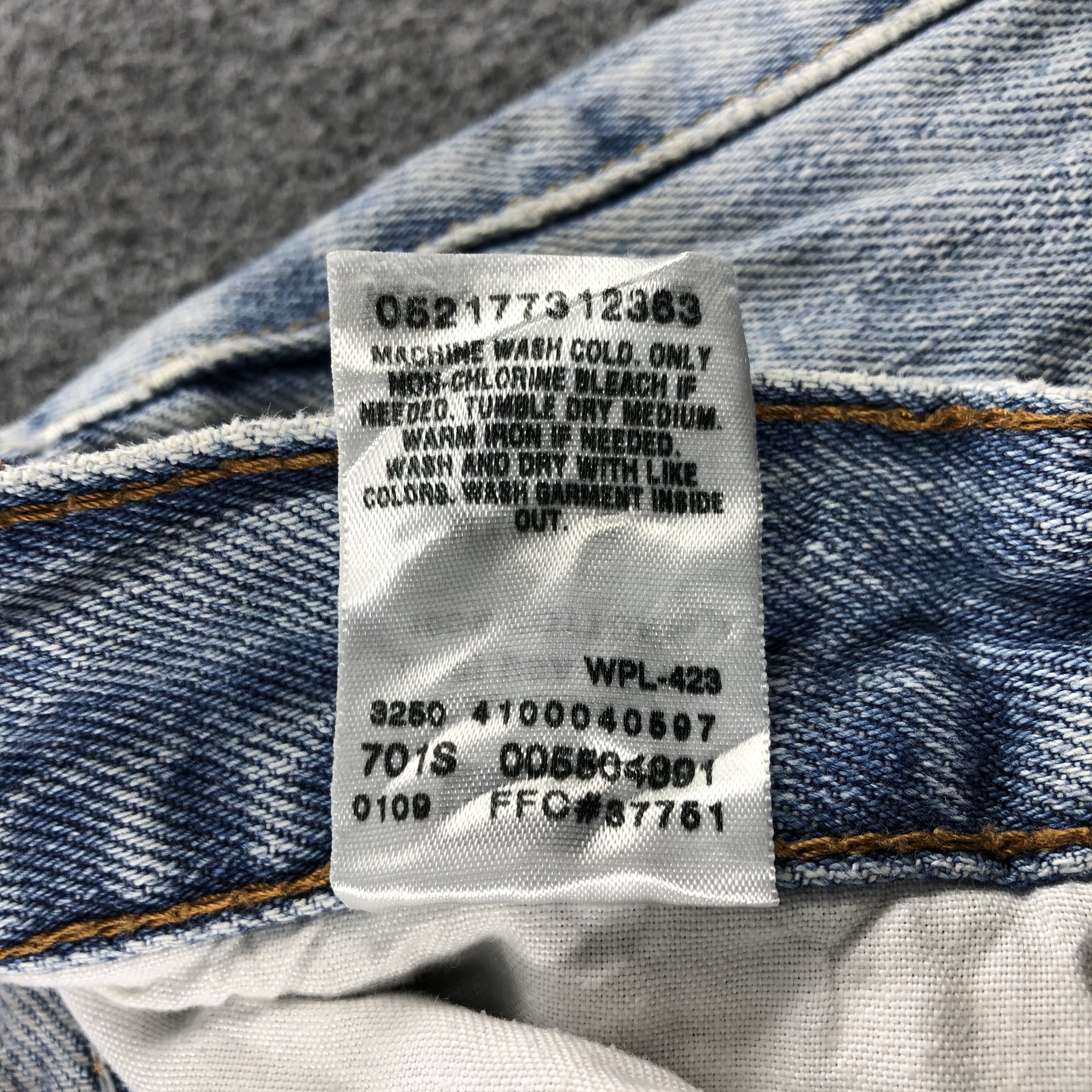 Levi's Vintage Blue Wash Levis 550 Jeans-J2497 Size US 34 / EU 50 - 12 Thumbnail
