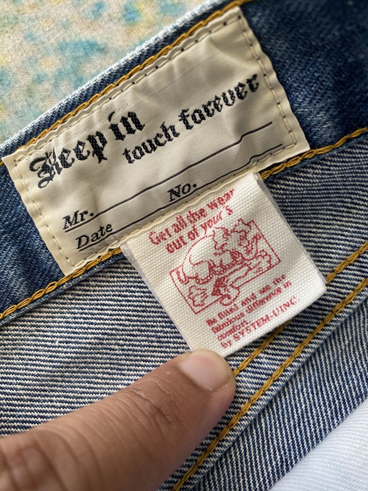 Japanese Brand Japan Made Elephant Fighting Selvedge Light Denim Jeans Size US 30 / EU 46 - 6 Thumbnail