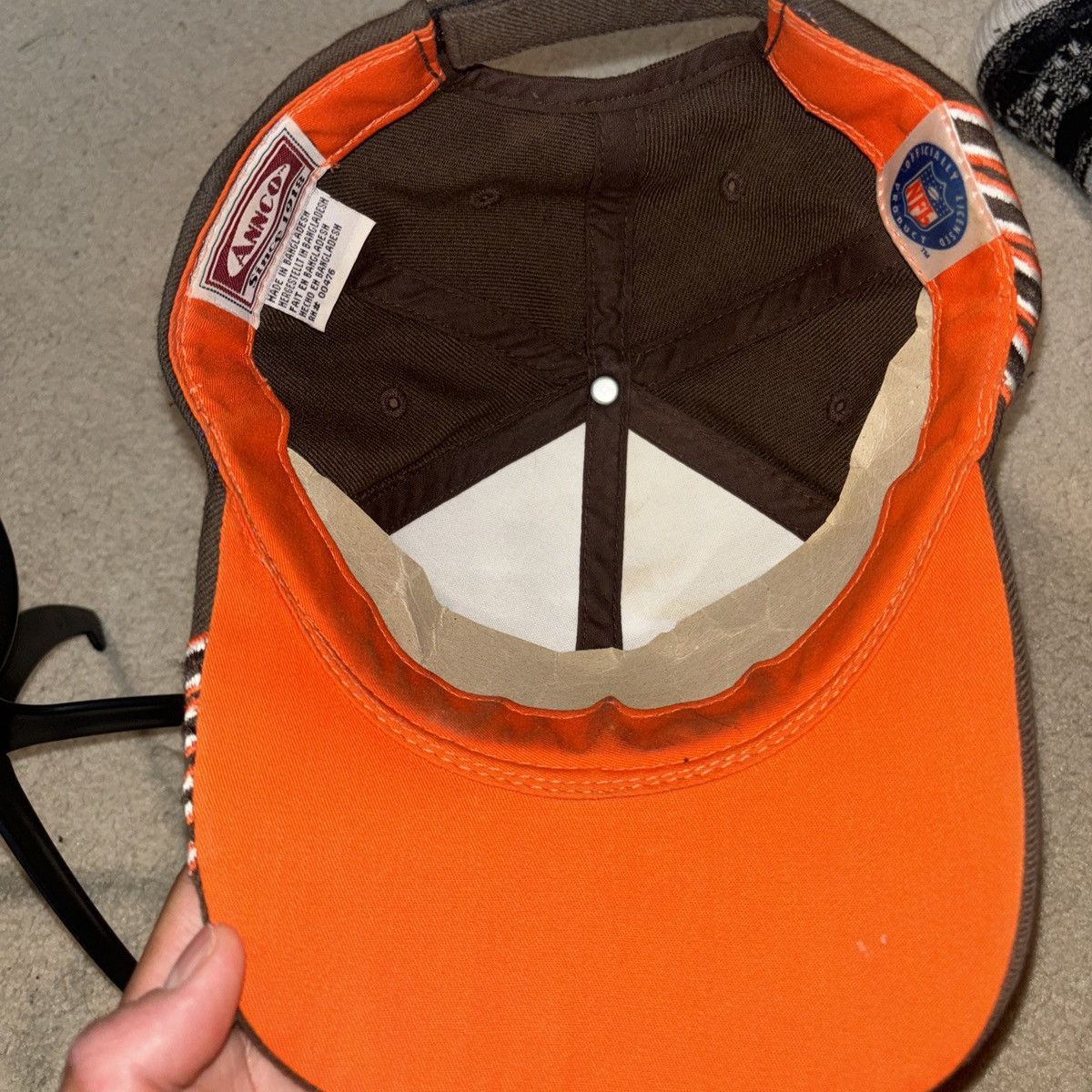 NFL Vintage NEW NFL Cleveland Brown 1990s SnapBack Hat Size ONE SIZE - 5 Thumbnail