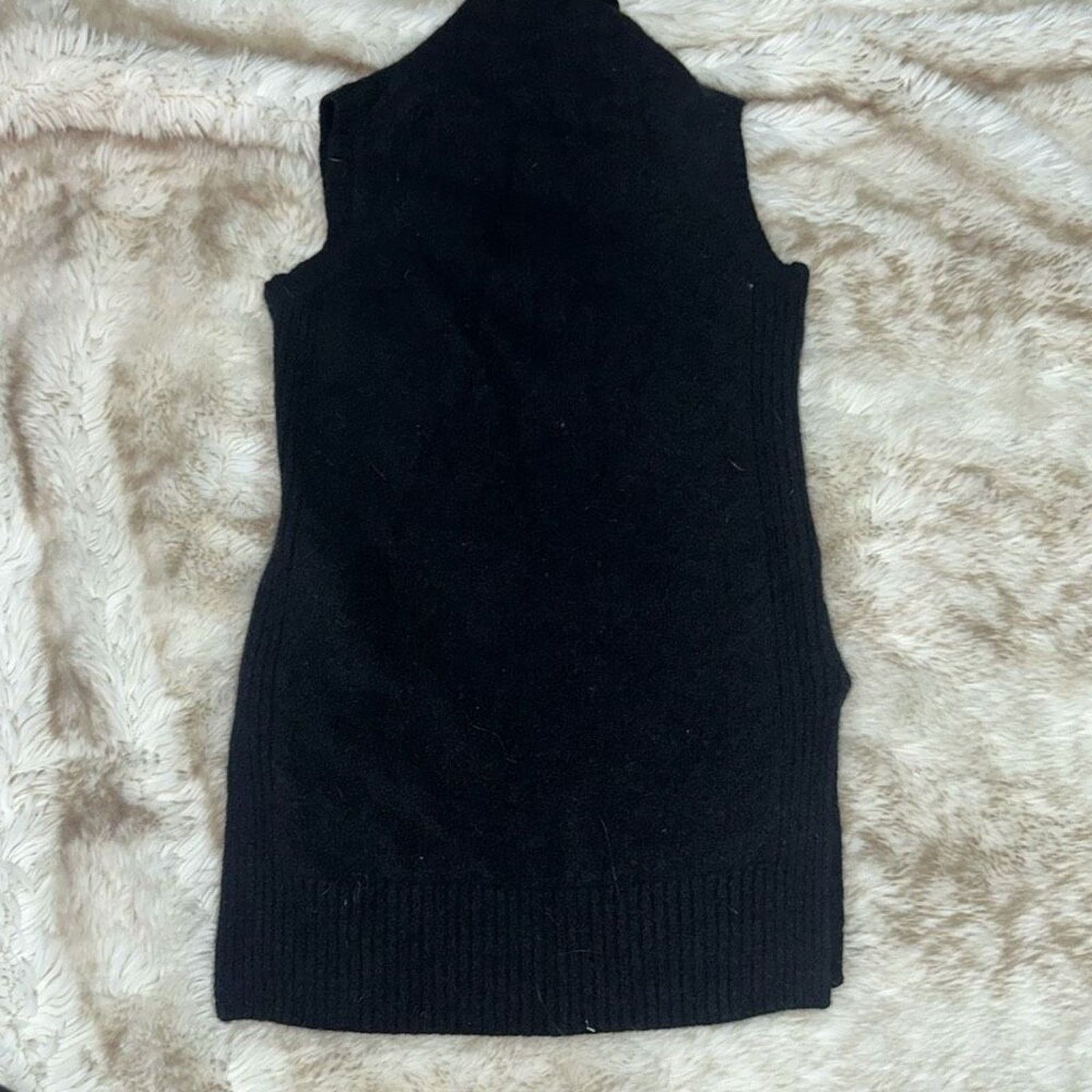 Saks Fifth Avenue Saks Fifth Avenue Cashmere Black Turtleneck | Sz XS Size XS / US 0-2 / IT 36-38 - 5 Thumbnail