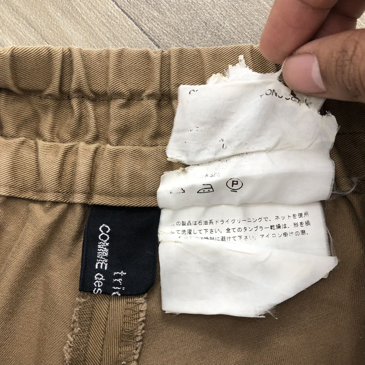 Comme des Garcons Homme 1990s Tricot Comme des Garçons CDG Trousers Pants Size US 30 / EU 46 - 9 Thumbnail