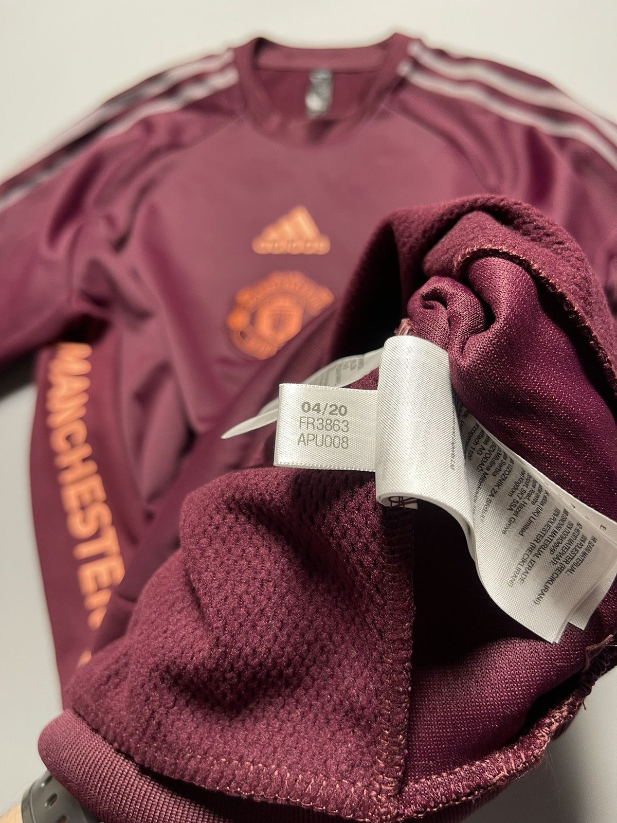 Adidas × Vintage MAN UNITED ADIDAS 2020/2021 FOOTBALL TRAVEL SWEATSHIRT Size US M / EU 48-50 / 2 - 9 Thumbnail