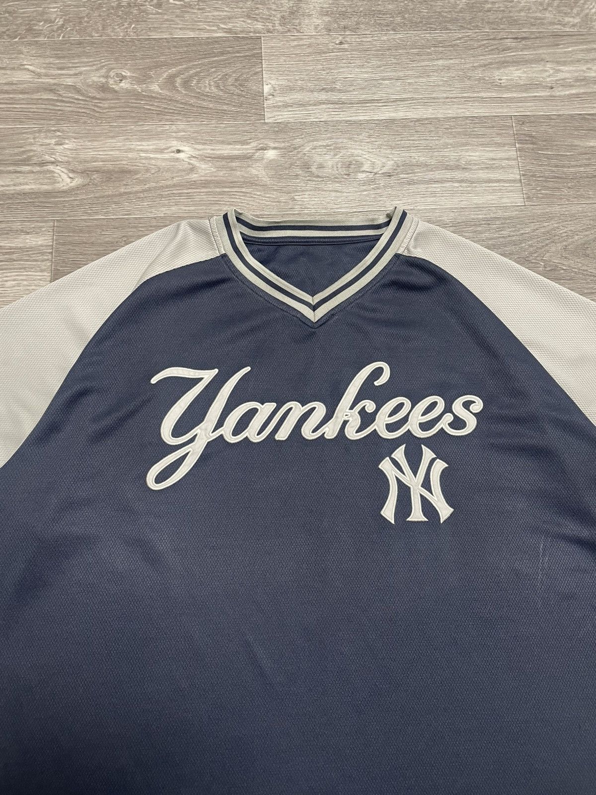 New York Yankees Stitches New York Yankees Embroidered Patch Jersey Shirt 90s Size US XL / EU 56 / 4 - 2 Thumbnail