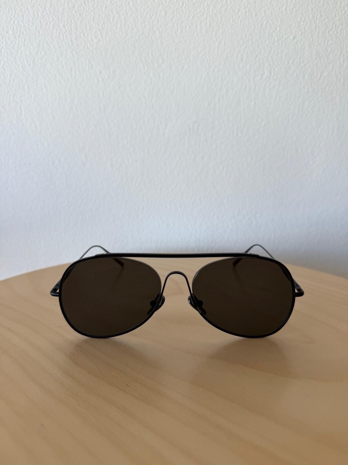 Acne Studios New acne studios spitfire sunglasses black metal aviator Size ONE SIZE - 2 Thumbnail