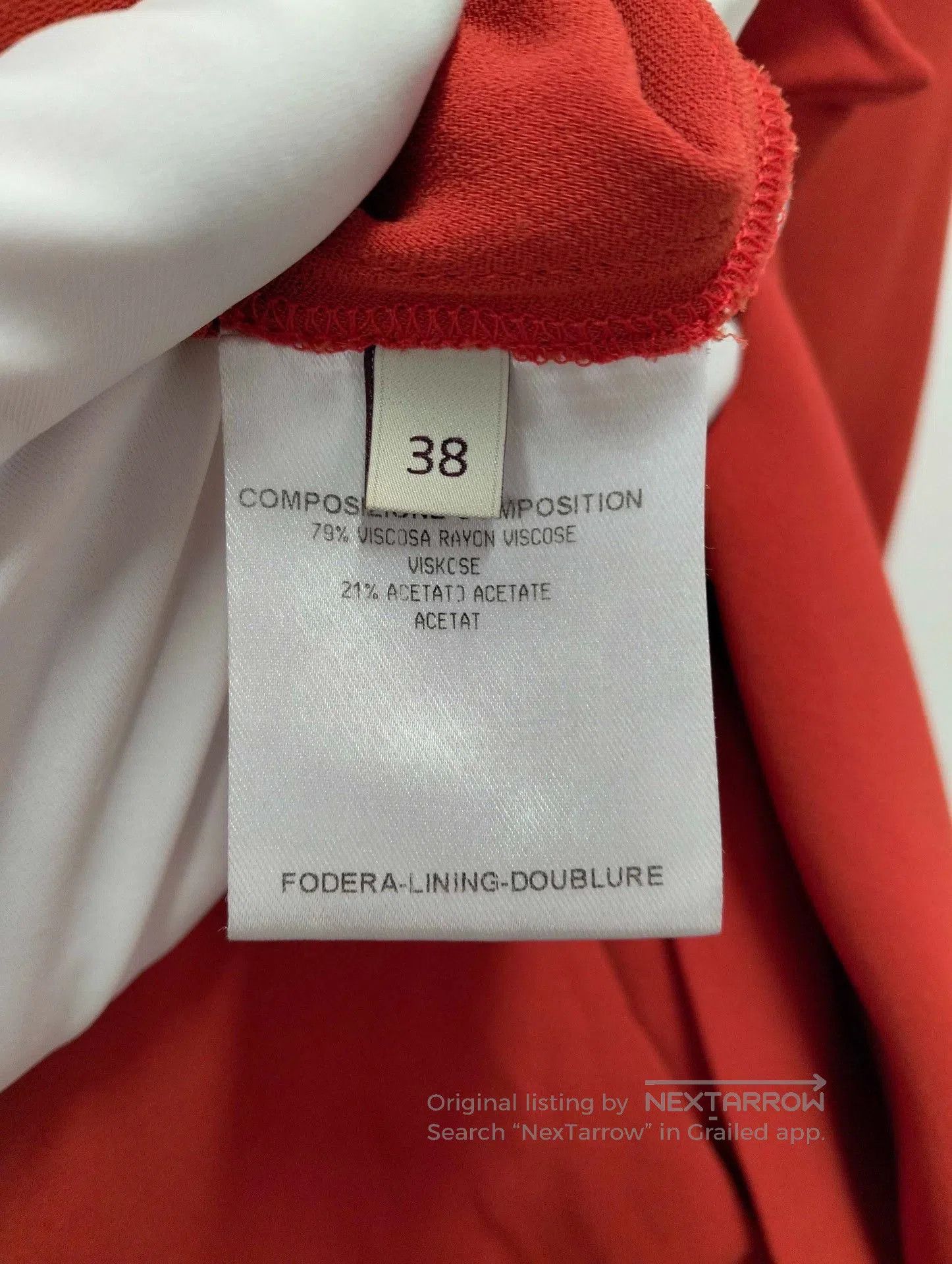 Stella McCartney STELL/McC RTNER Red Short-Sleeve Dress. Size S / US 4 / IT 40 - 5 Thumbnail