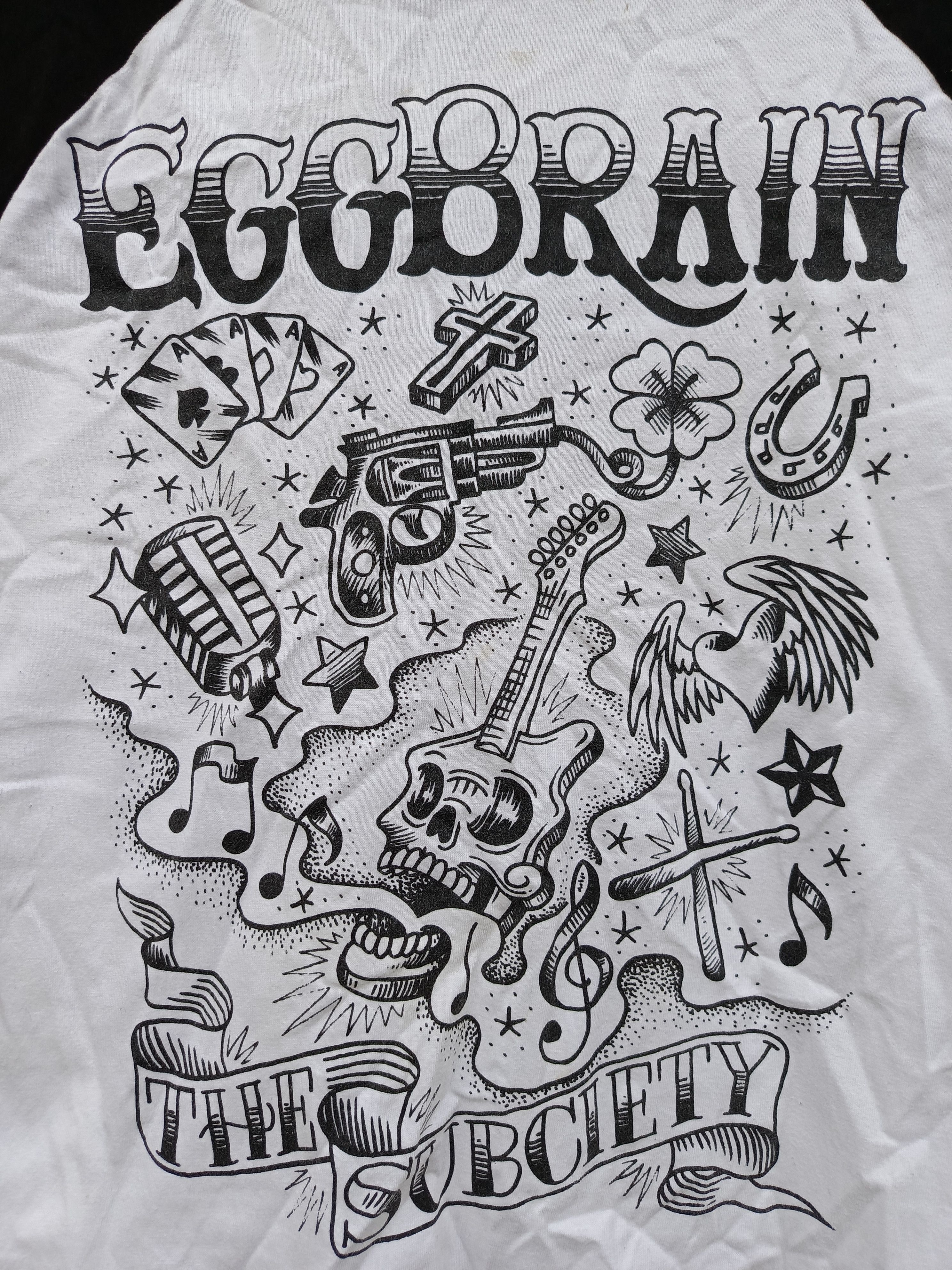 Band Tees Eggbrain the subciety band tees Size US M / EU 48-50 / 2 - 3 Thumbnail