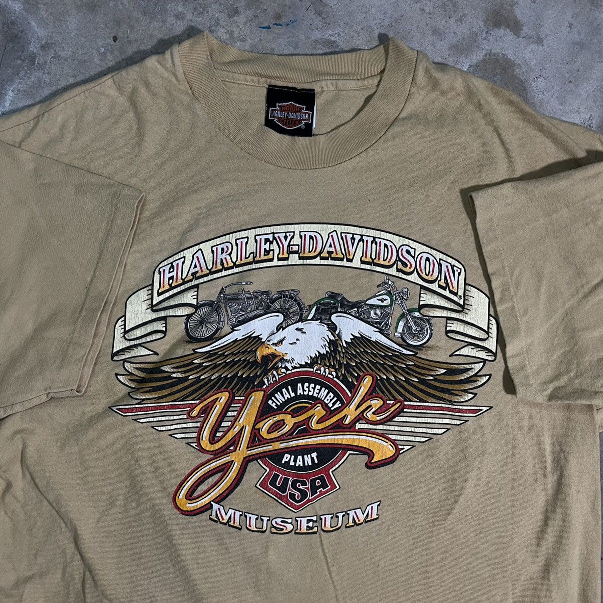 Harley Davidson × Vintage 90s vintage Harley Davidson! Size US XL / EU 56 / 4 - 3 Thumbnail