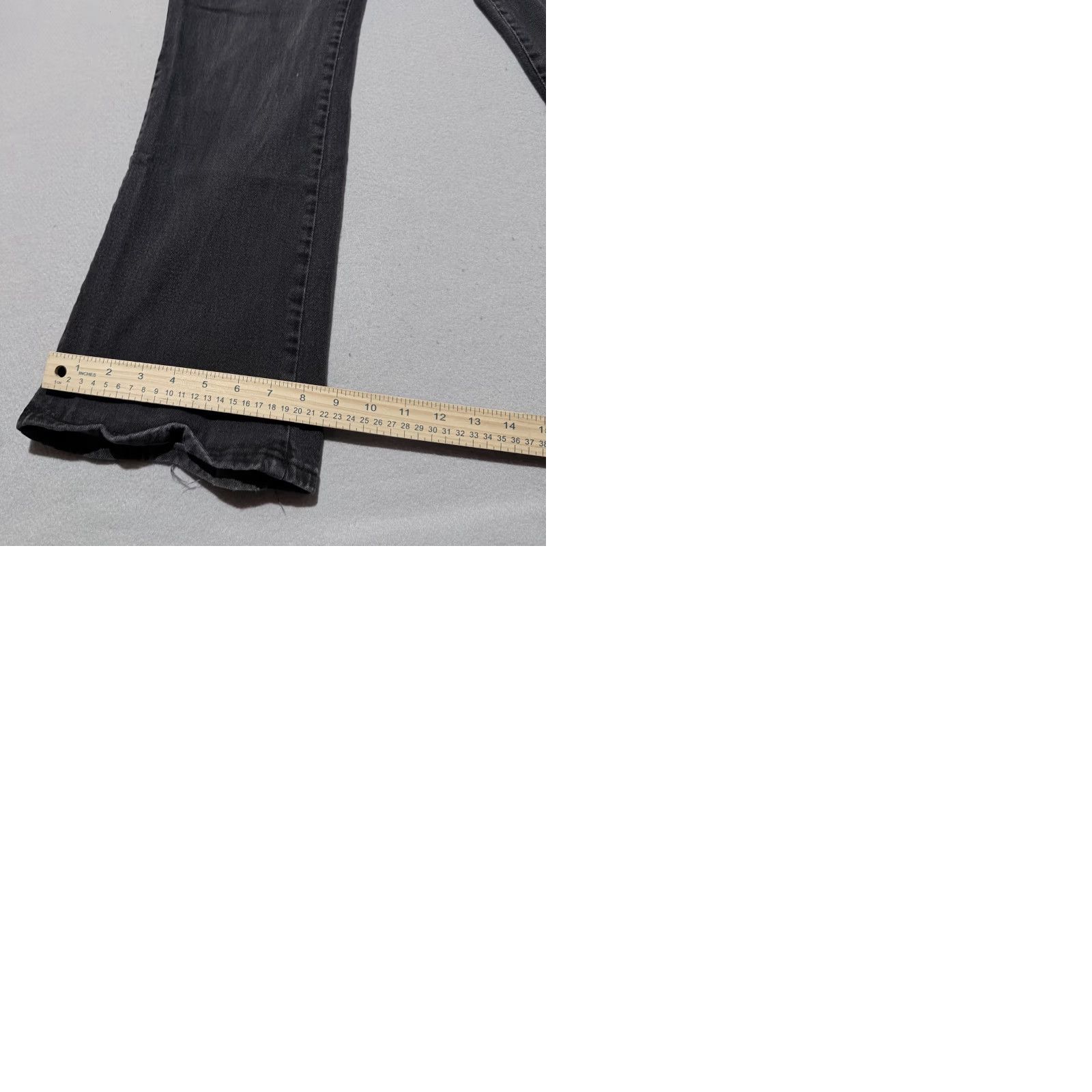 Lee VINTAGE Lee Relaxed Bootcut Jeans Women's Black Denim High Rise Pockets Y2K Retro - 16M Size 38" / US 16 / IT 52 - 10 Thumbnail