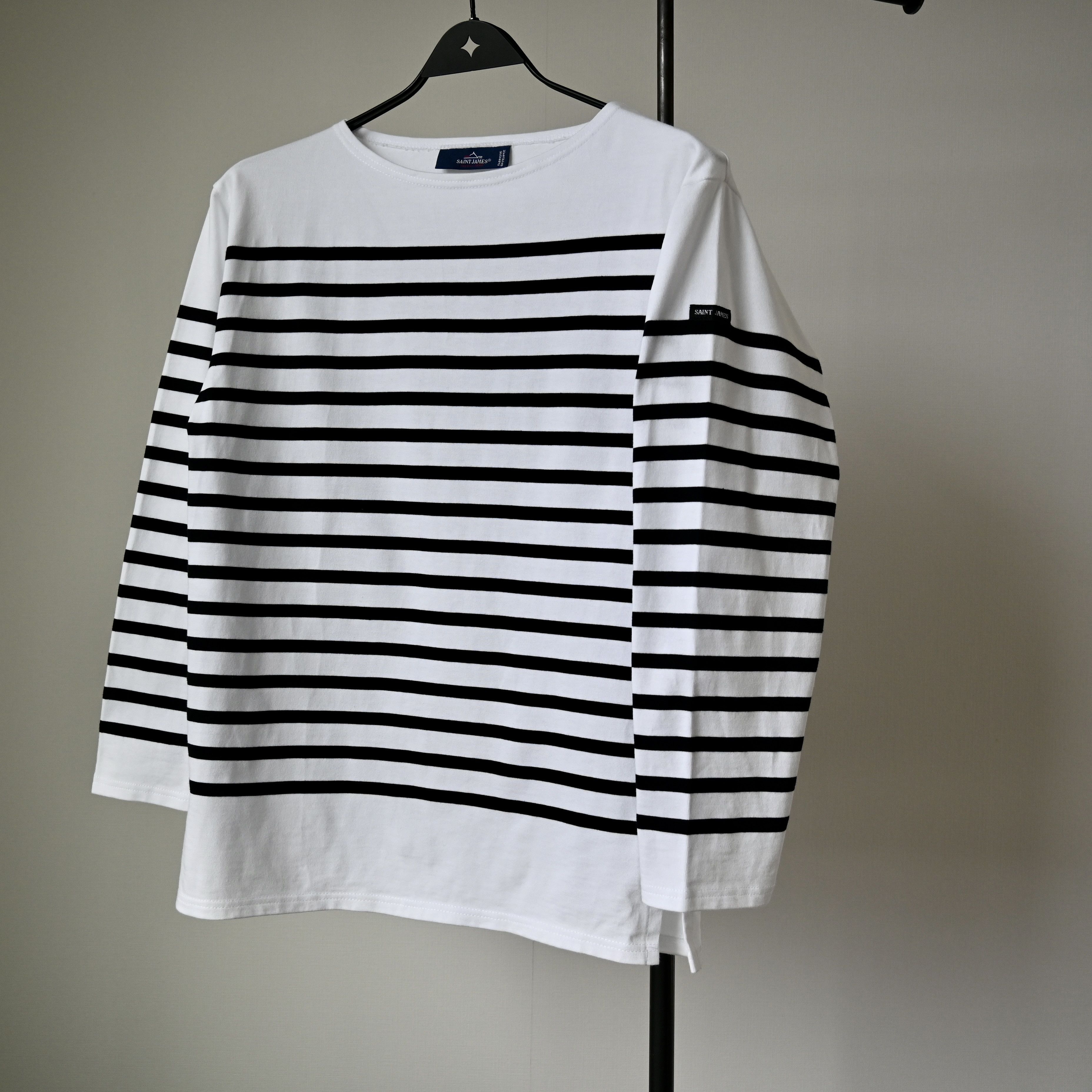 Saint James SAINT JAMES "NAVAL" authentic sailor shirt, 3/SM Size US S / EU 44-46 / 1 - 11 Thumbnail