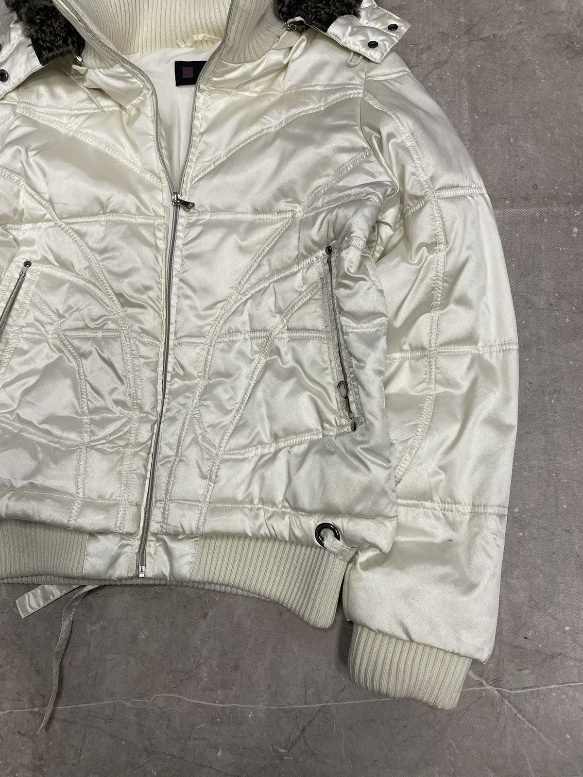 PPFM Hysteric glamour style bomber jacket fur hood y2k Size US M / EU 48-50 / 2 - 4 Thumbnail