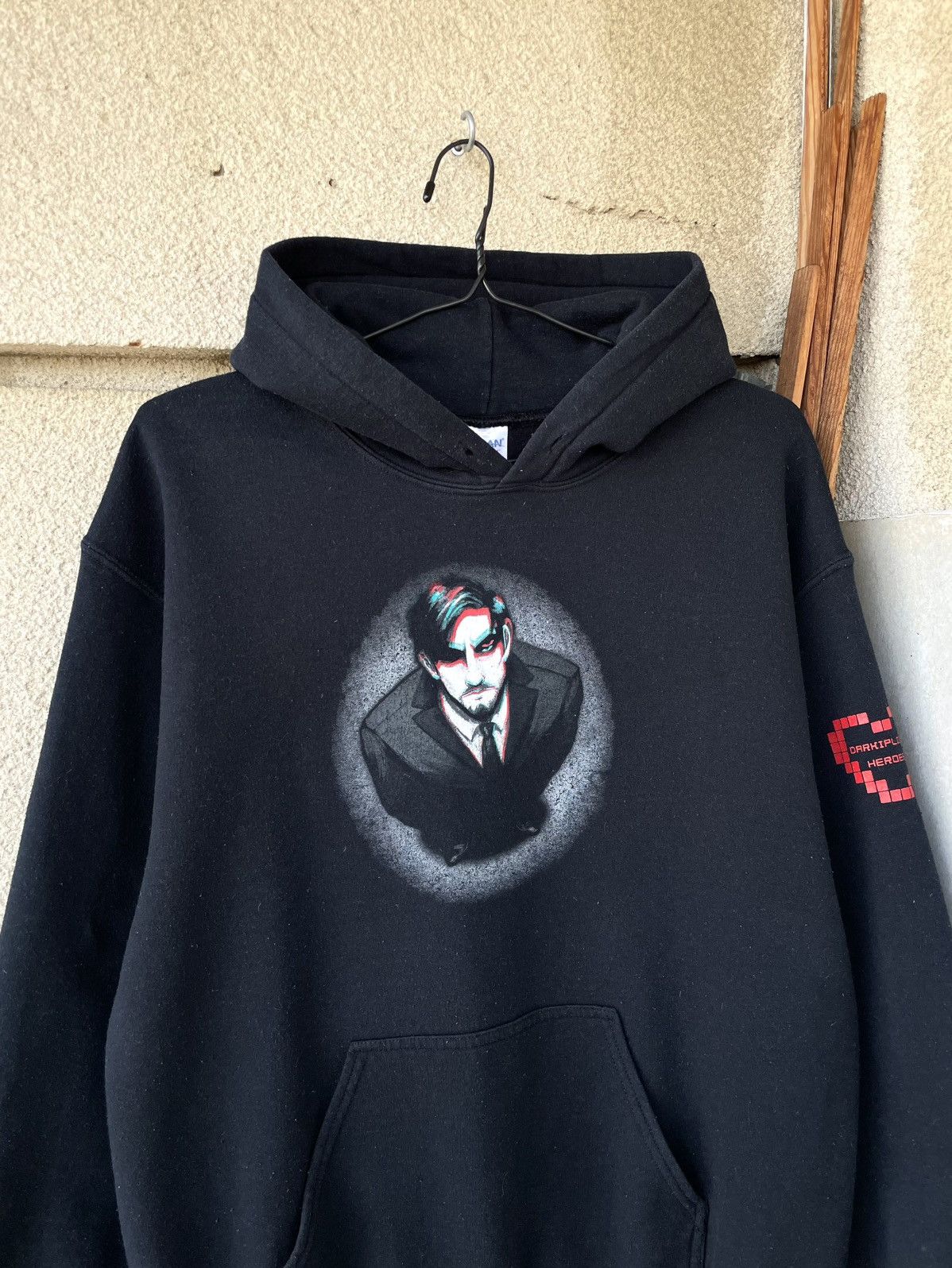 Vintage Darkiplier Who Killed Markiplier Herroes Unus Annus Hoodie Size US M / EU 48-50 / 2 - 2 Thumbnail
