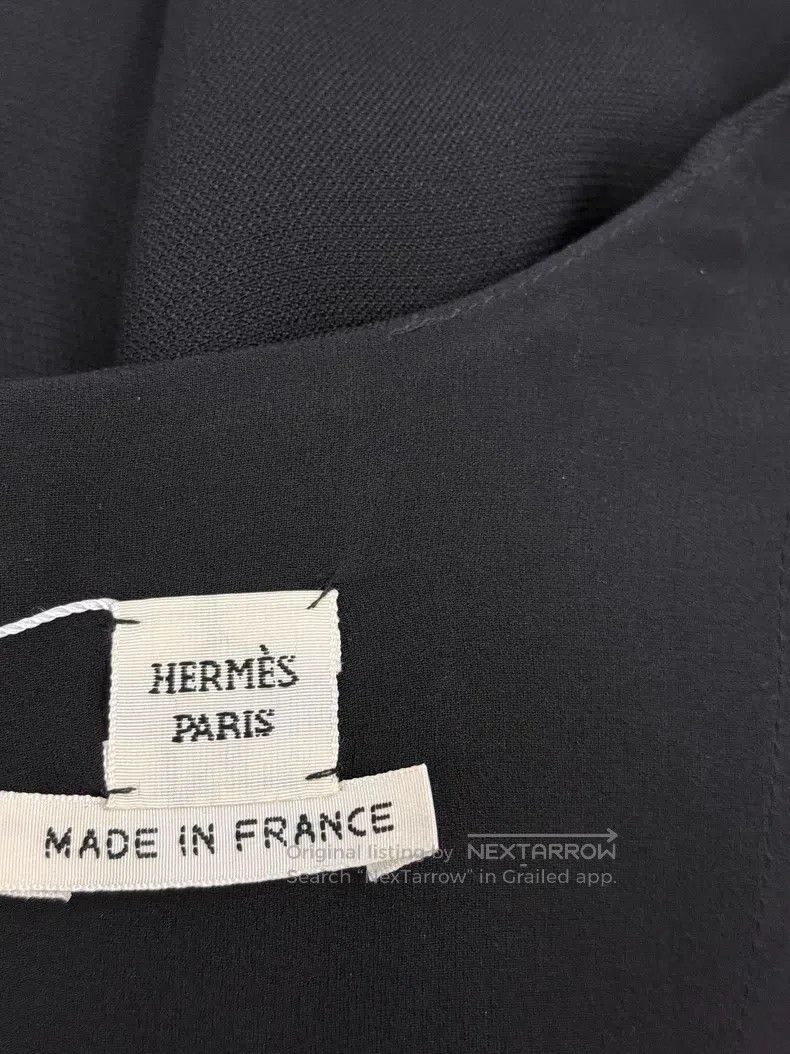 Hermes Hermes Black tie-waist long skirt Size XS / US 0-2 / IT 36-38 - 4 Thumbnail